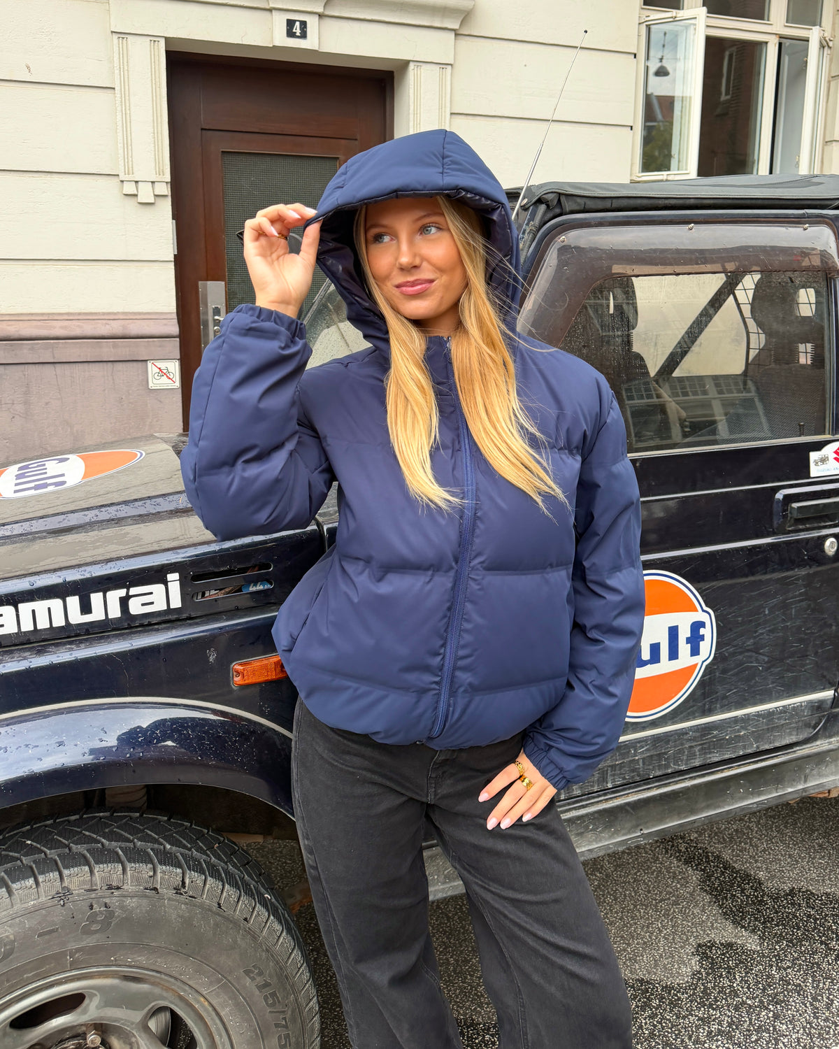 ALMA DOWN JACKET i navy – billede 12