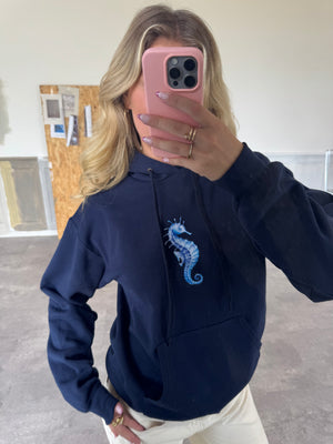 SHELLY (blue) HOODIE - NAVY
