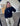 SHELLY (blue) HOODIE - NAVY