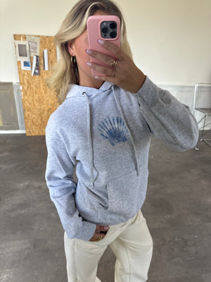 SHELLY (blue) HOODIE - NAVY