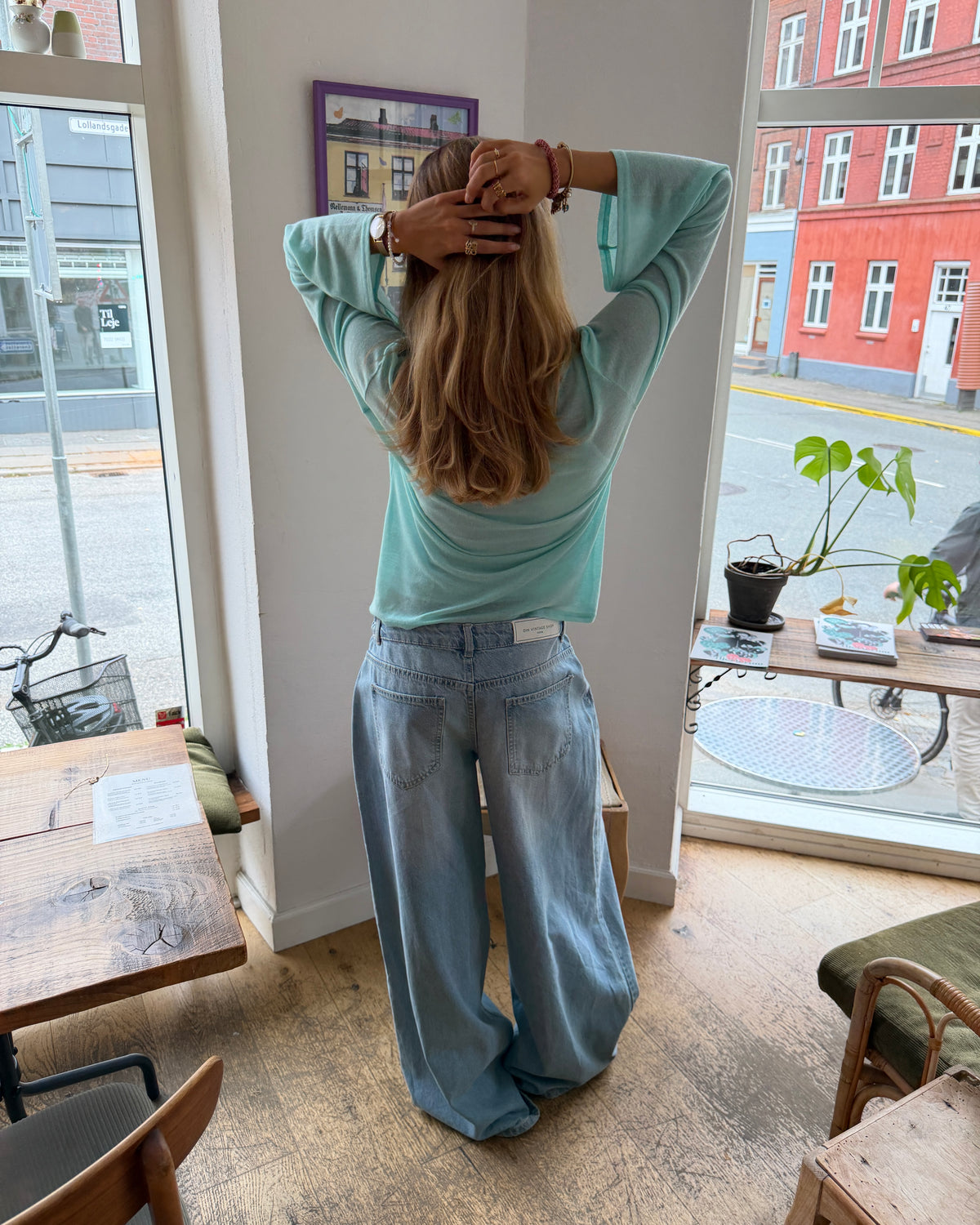 MARIE BAGGY JEANS - LIGHT BLUE - Dinvintageshop