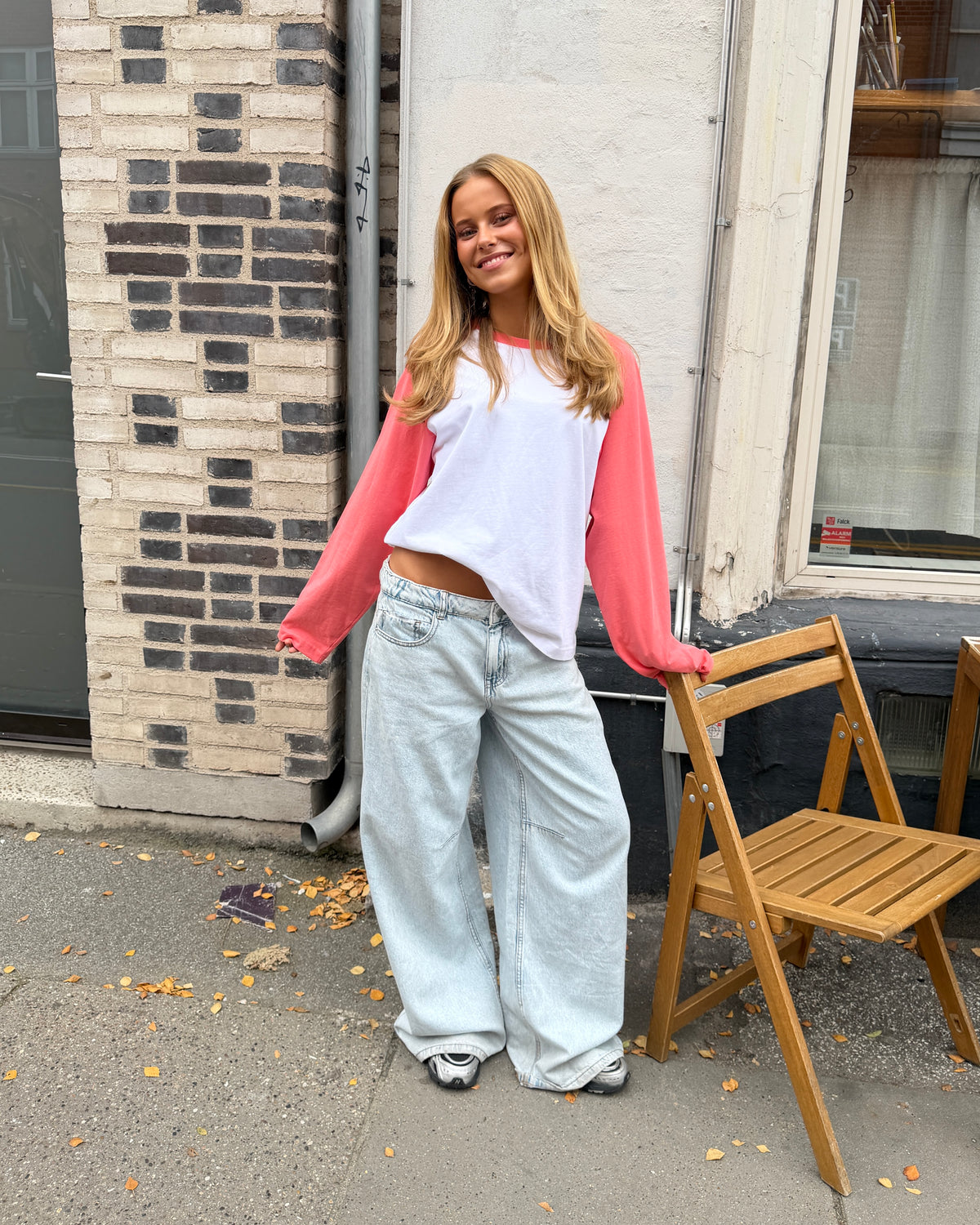 EMMA BAGGY JEANS - BRIGHT BLUE - Dinvintageshop