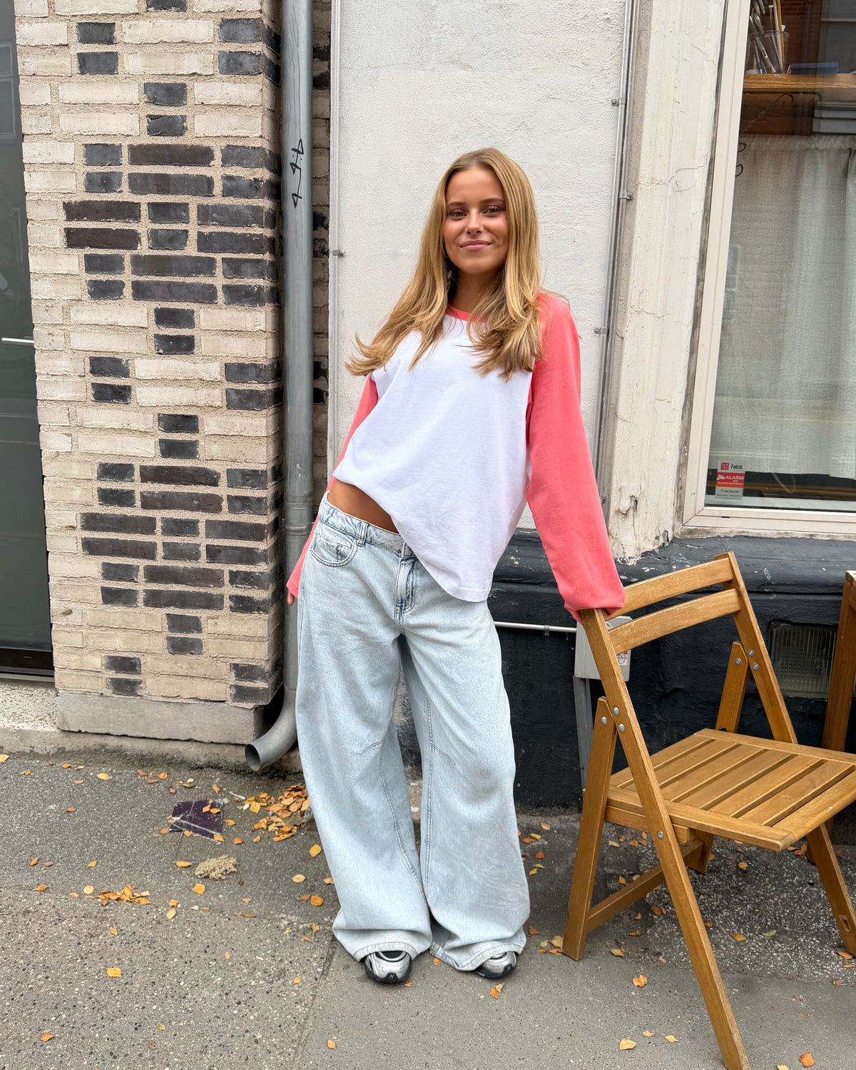 EMMA BAGGY JEANS - BRIGHT BLUE - Dinvintageshop