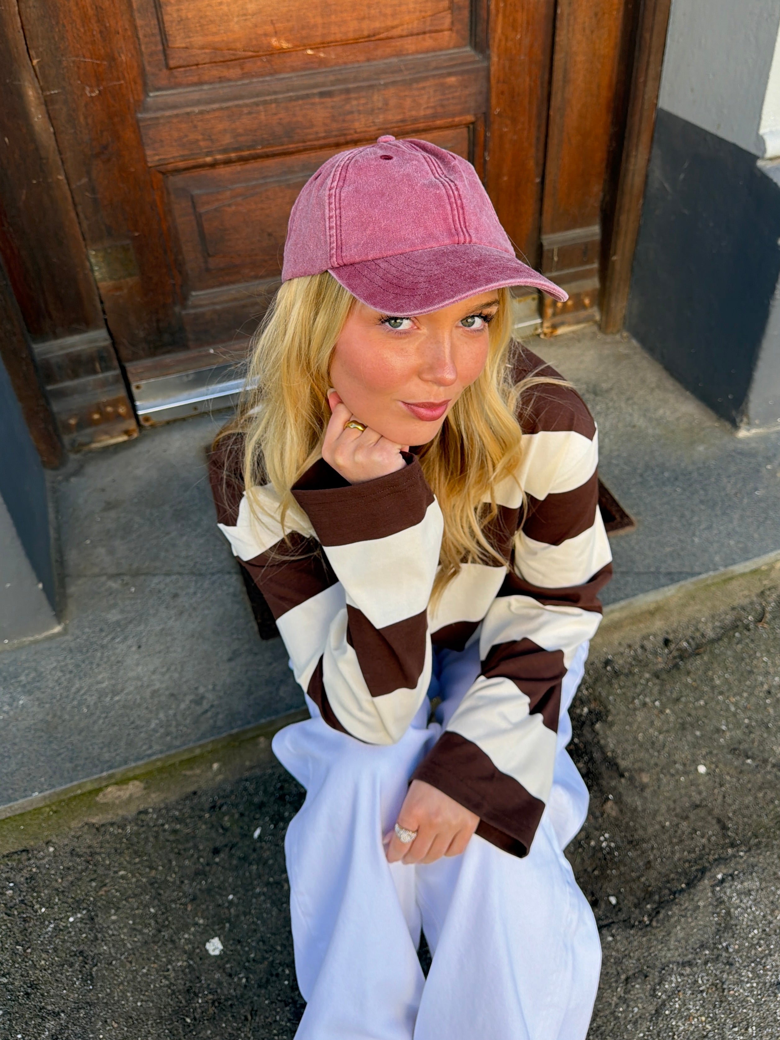 PERFECT CAP - VINTAGE RED - fra Dinvintageshop