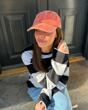 PERFECT CAP - VINTAGE ORANGE - fra Dinvintageshop