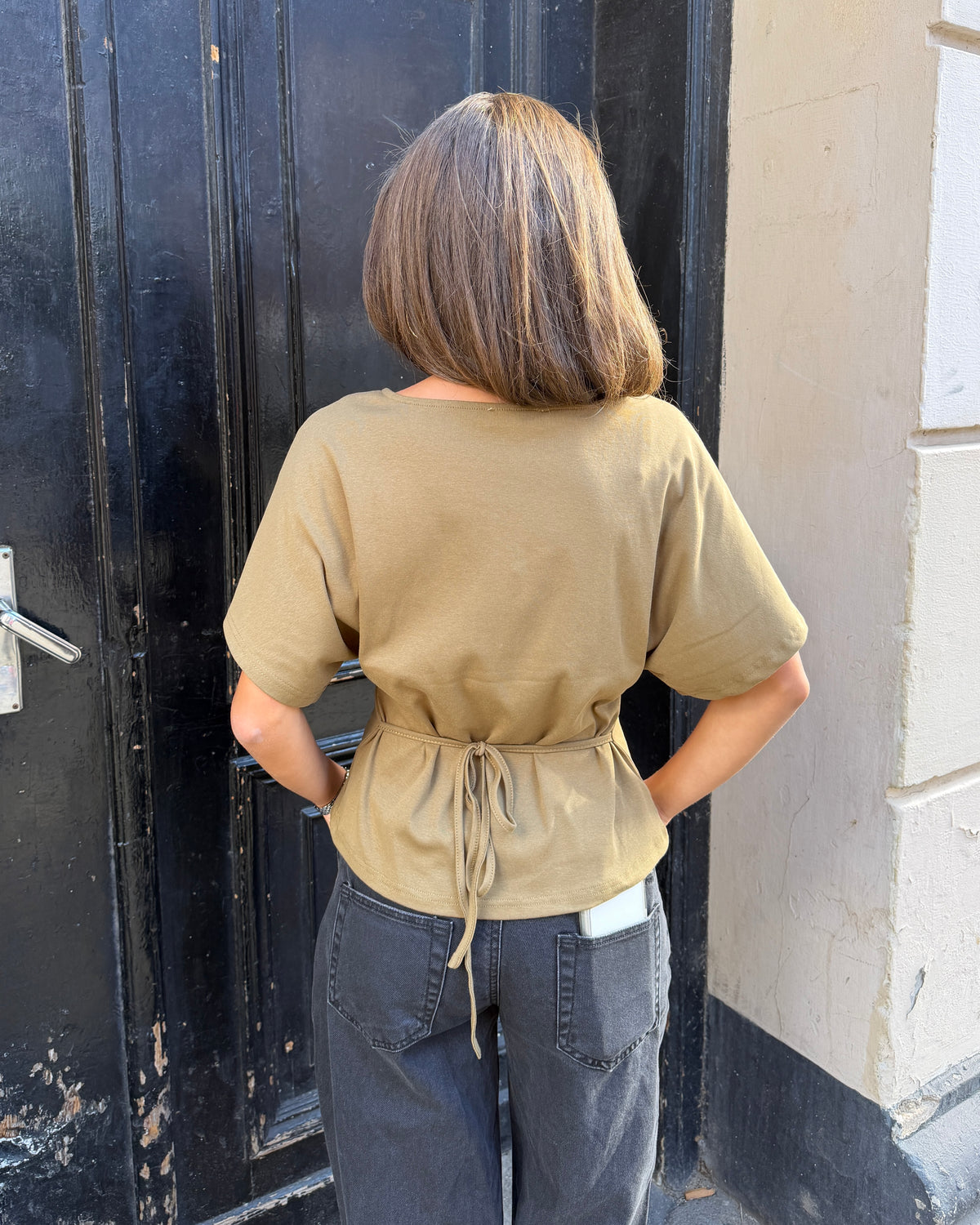 NILLIE TOP - ARMY - Dinvintageshop