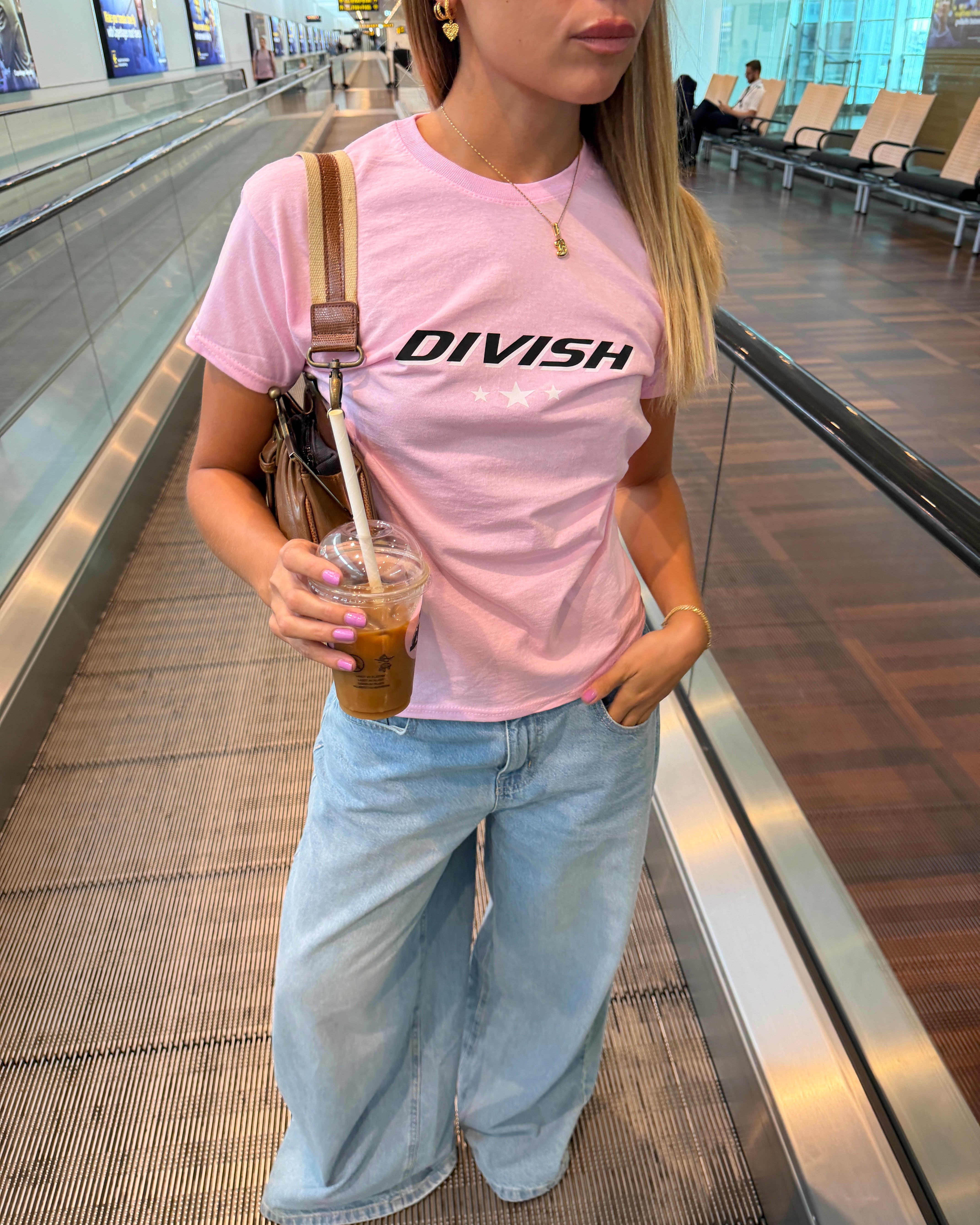 BLUE DRINK  BABY TEE - NAVY