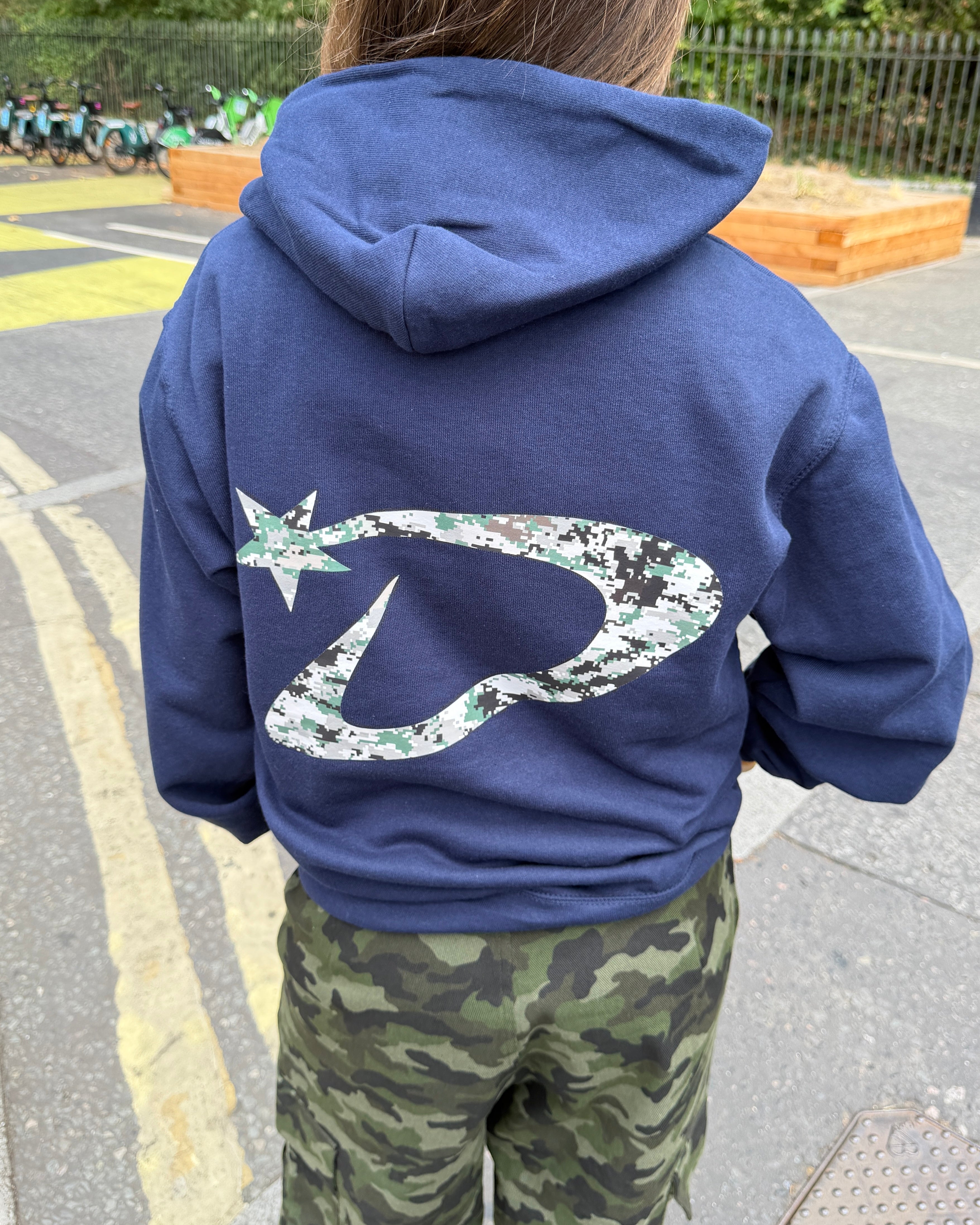 DANA HOODIE (back print) - NAVY