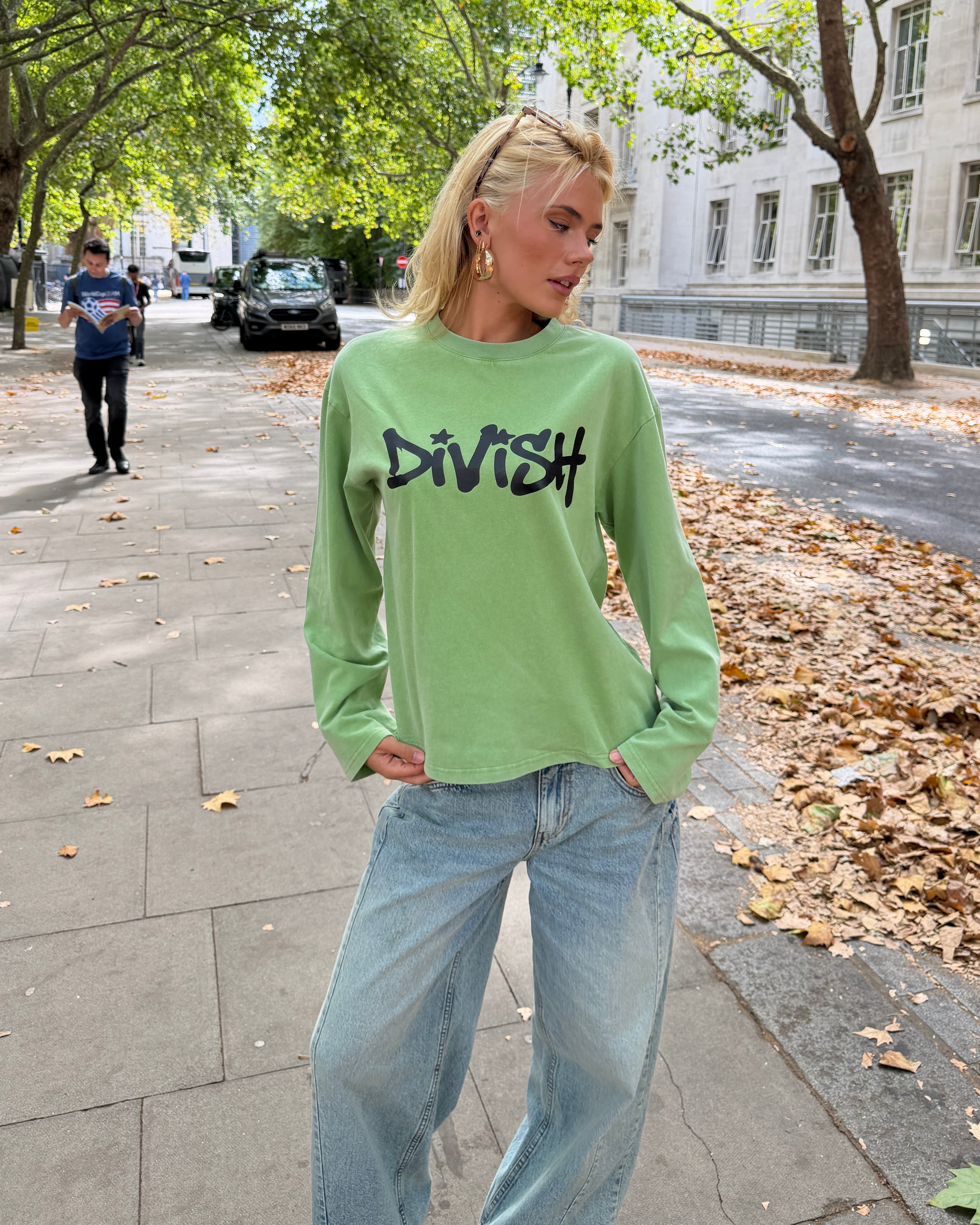 DUA LONG-SLEEVE TEE - GREEN