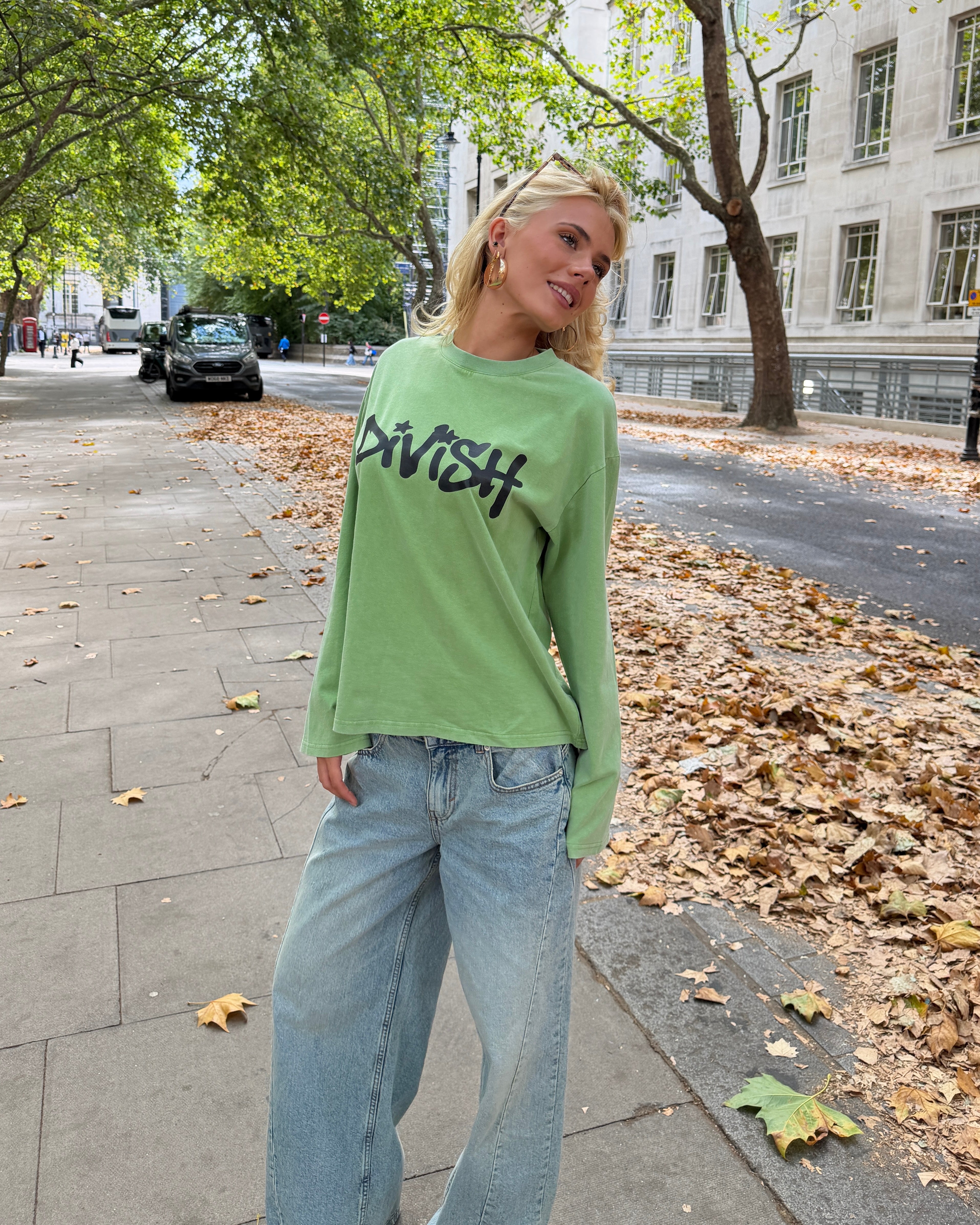 DUA LONG-SLEEVE TEE - GREEN