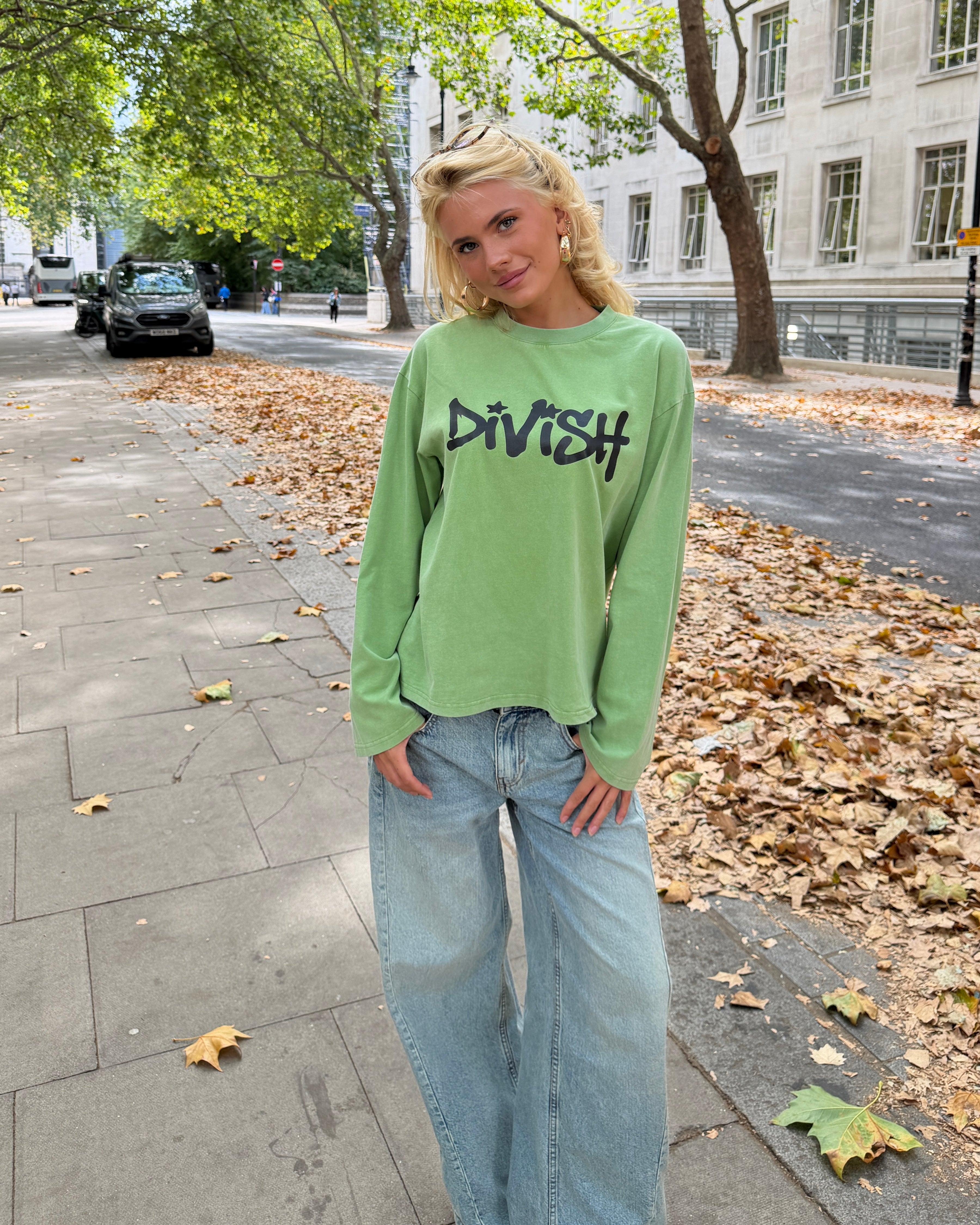 DUA LONG-SLEEVE TEE - GREEN