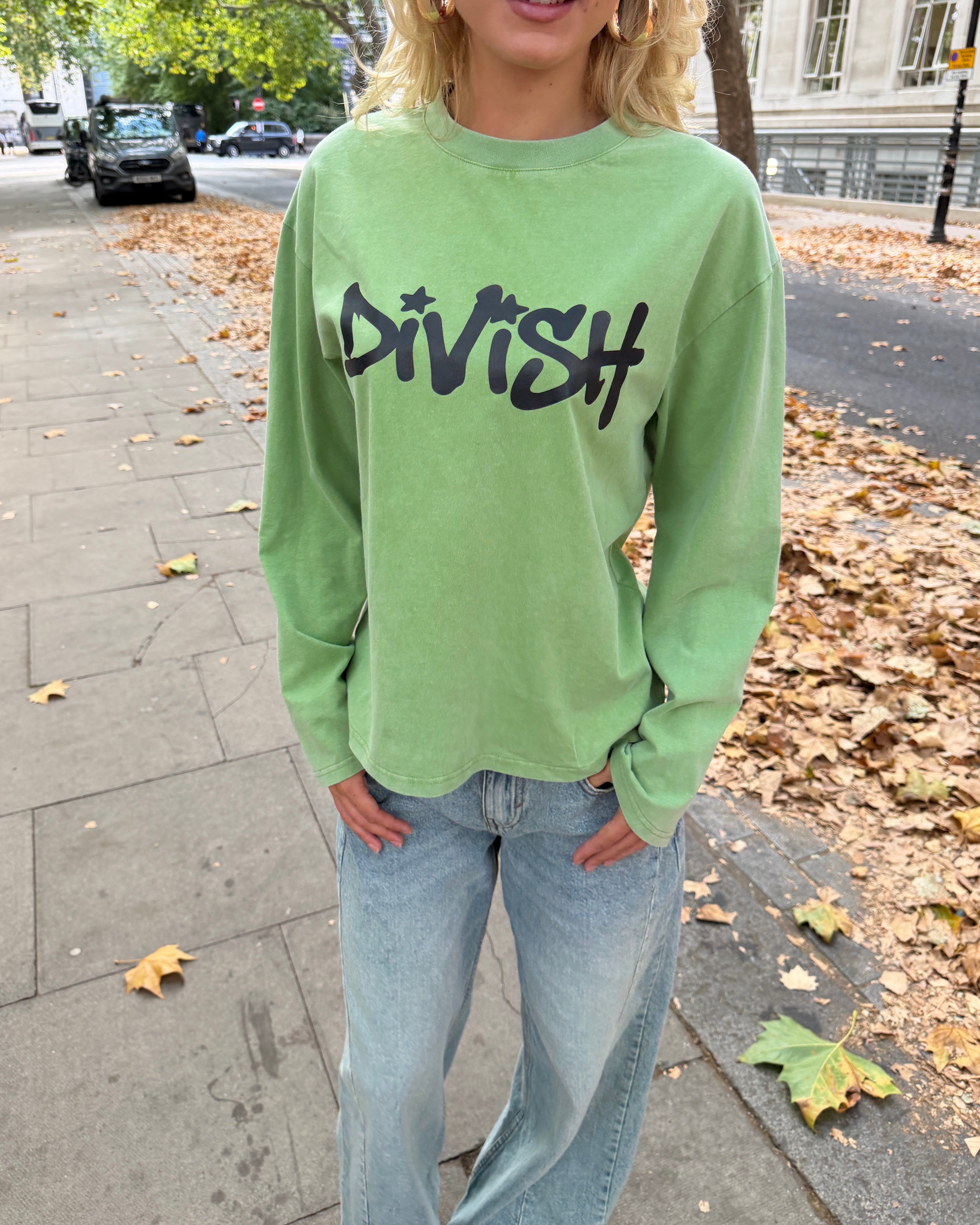 DUA LONG-SLEEVE TEE - GREEN