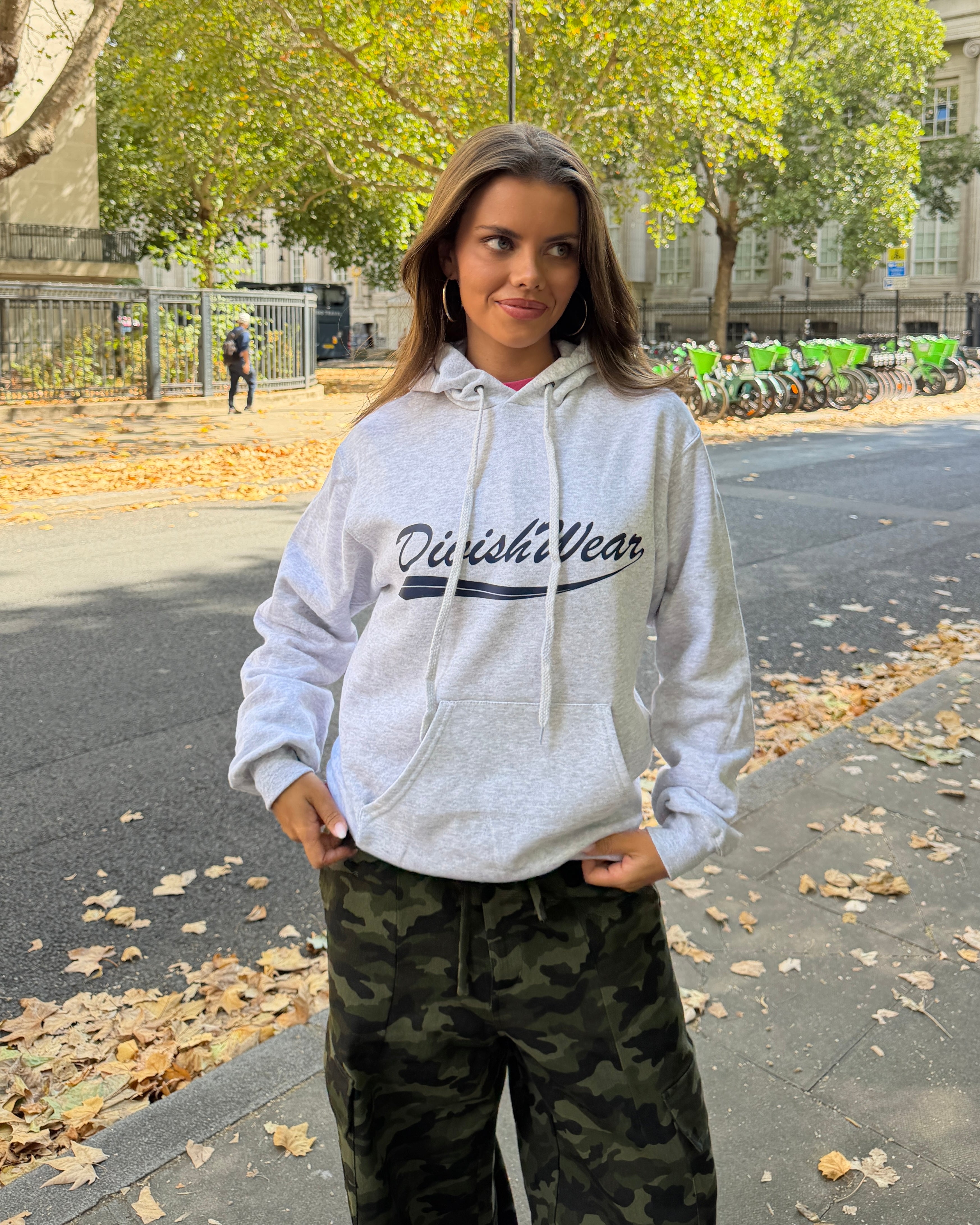 DAHLIA HOODIE - LIGHT GREY