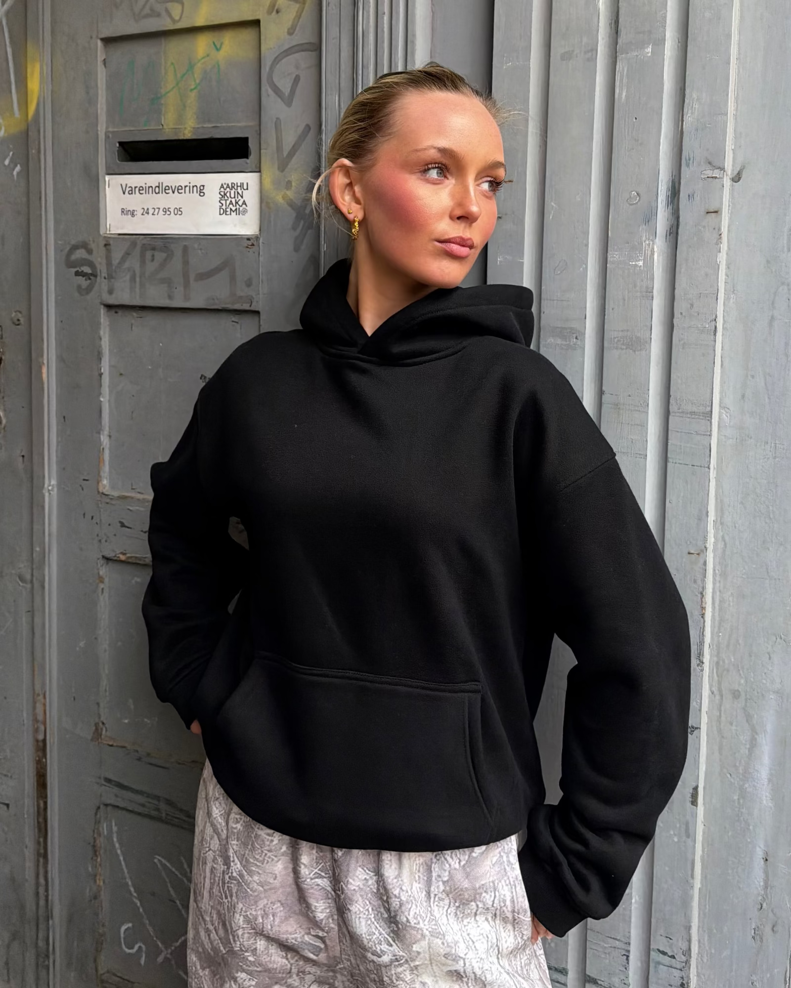 ASH SCUBA ZIP HOODIE - GREY