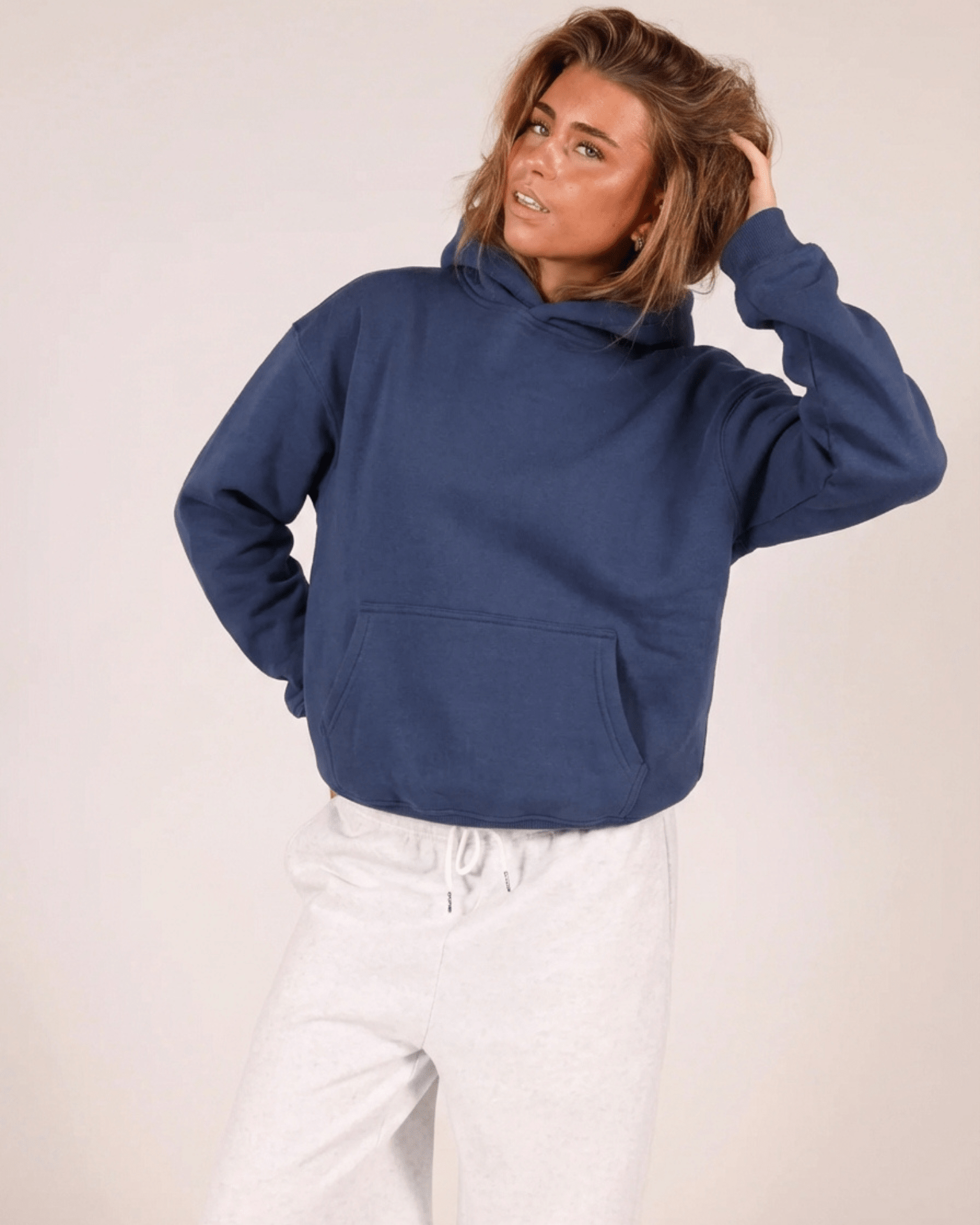 ASH SCUBA ZIP HOODIE - GREY