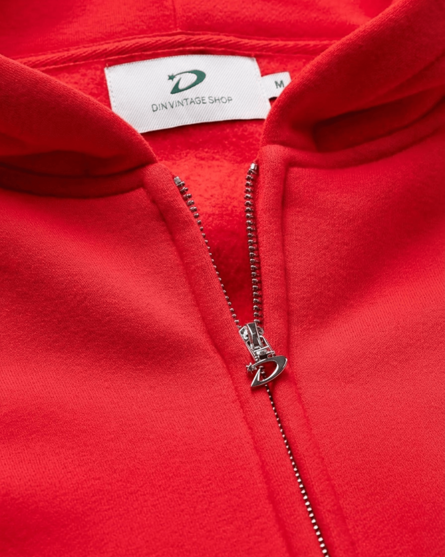 OVERSIZED ZIP HOODIE - BROWN