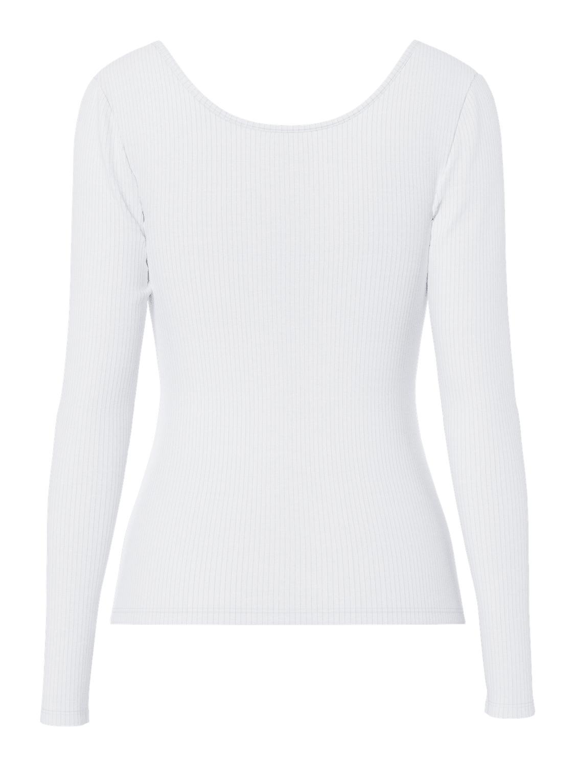 KITTE LONG SLEEVE TOP - BRIGHT WHITE