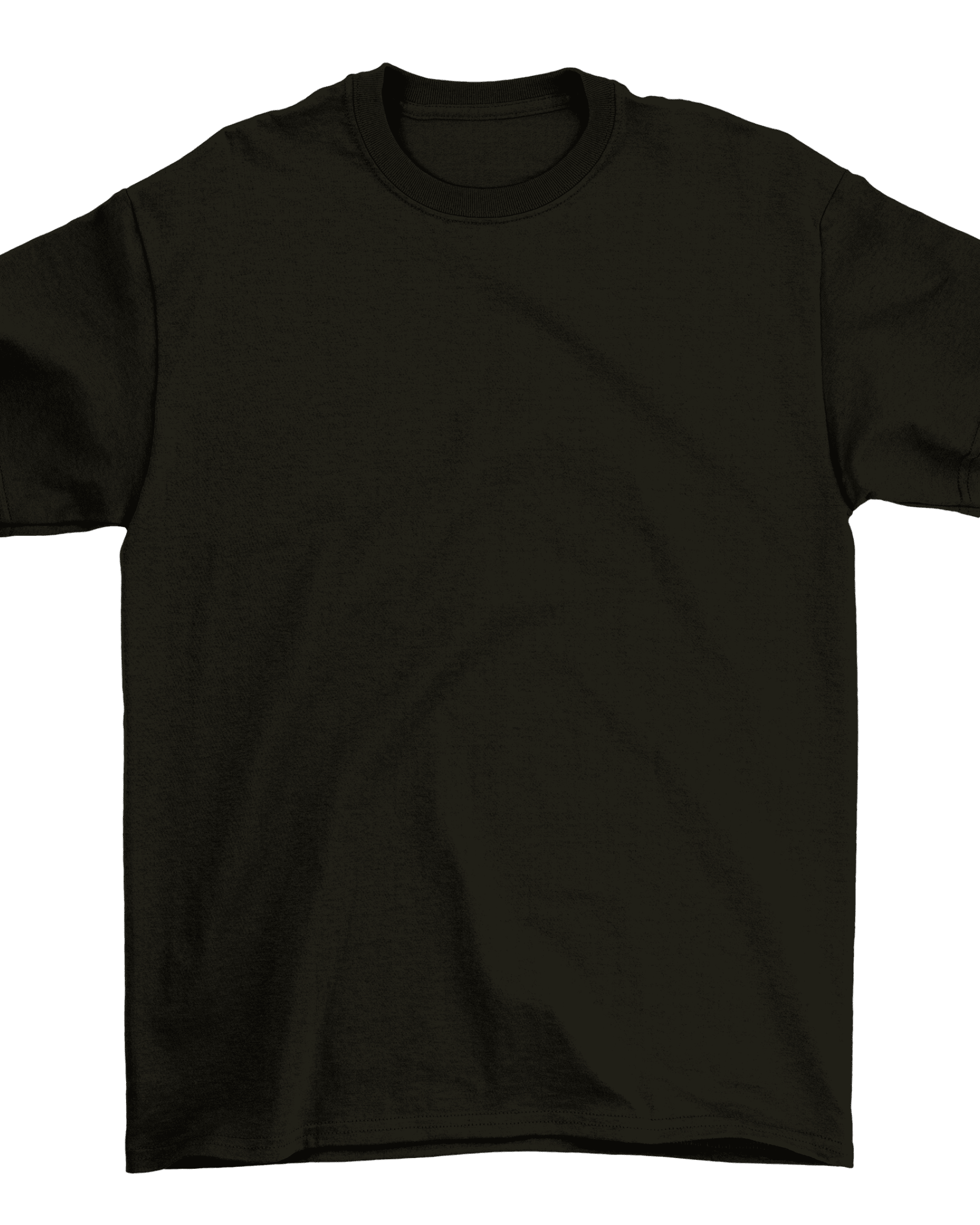 Sort Fruit of the Loom t-shirt i blød bomuld med rund hals og normal pasform