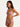ADA KNITTED BIKINI TOP - ROSE JAQUARD PATTERN - Dinvintageshop