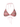 ADA KNITTED BIKINI TOP - ROSE JAQUARD PATTERN - Dinvintageshop