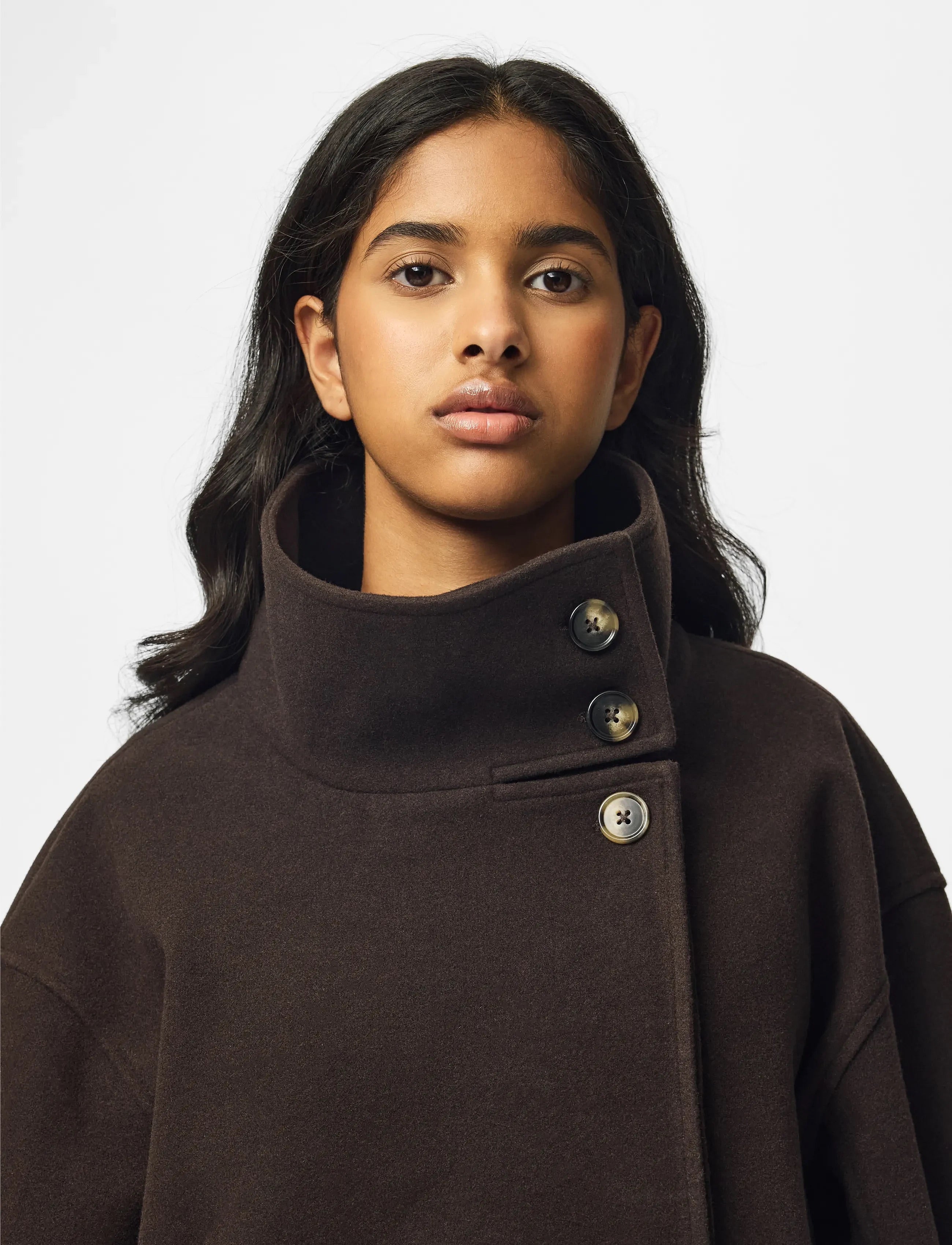 AGNES JAKKE - BROWN - Dinvintageshop