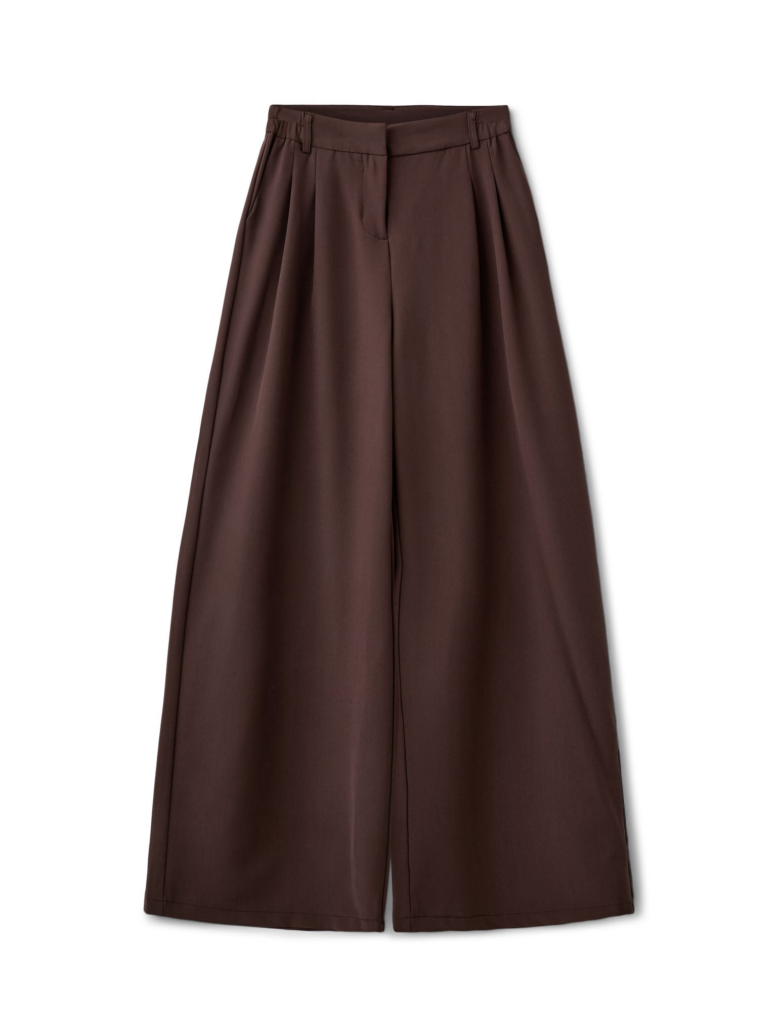 AIA BAGGY SUIT PANT - BROWN - Dinvintageshop