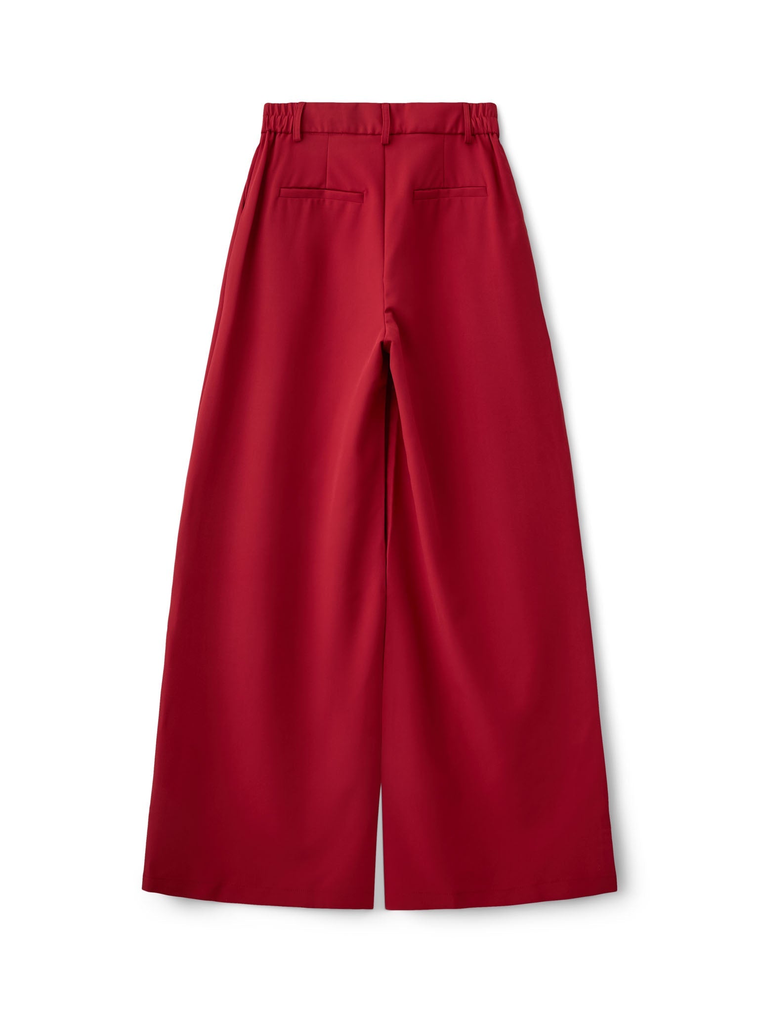 AIA BAGGY SUIT PANT - RED - Dinvintageshop