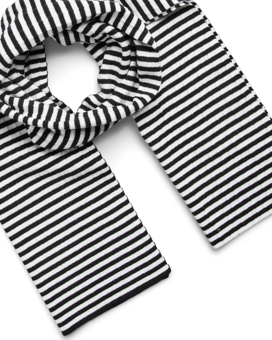 ALBERTE TØRKLÆDE - BLACK/WHITE