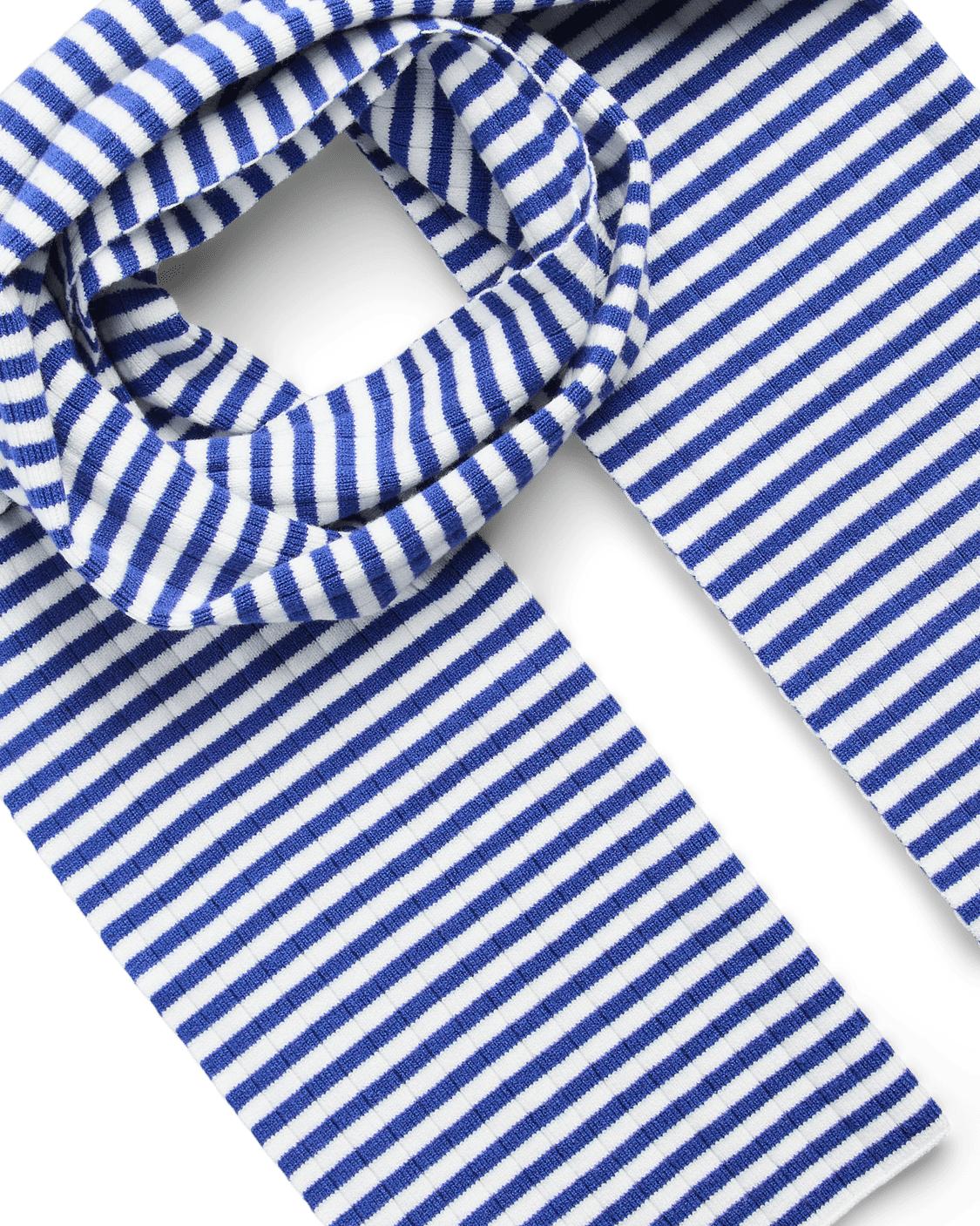 ALBERTE TØRKLÆDE - BLUING/WHITE