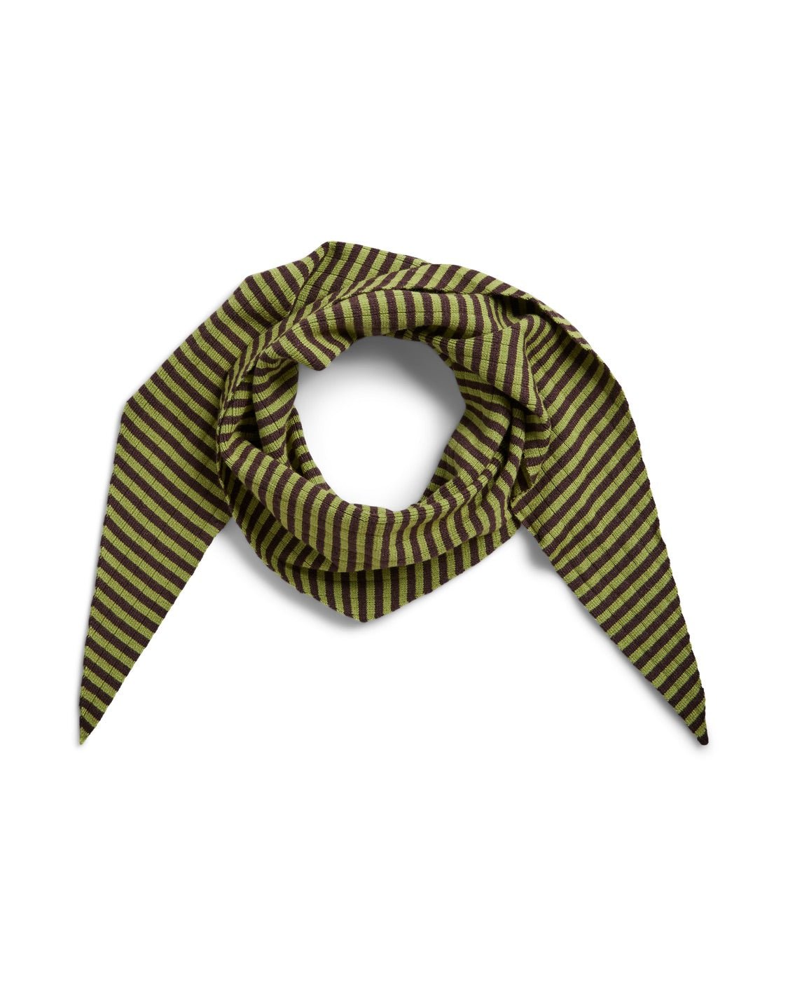 ALBERTE TØRKLÆDE - WOODBINE CHICORY / COFFEE - Dinvintageshop