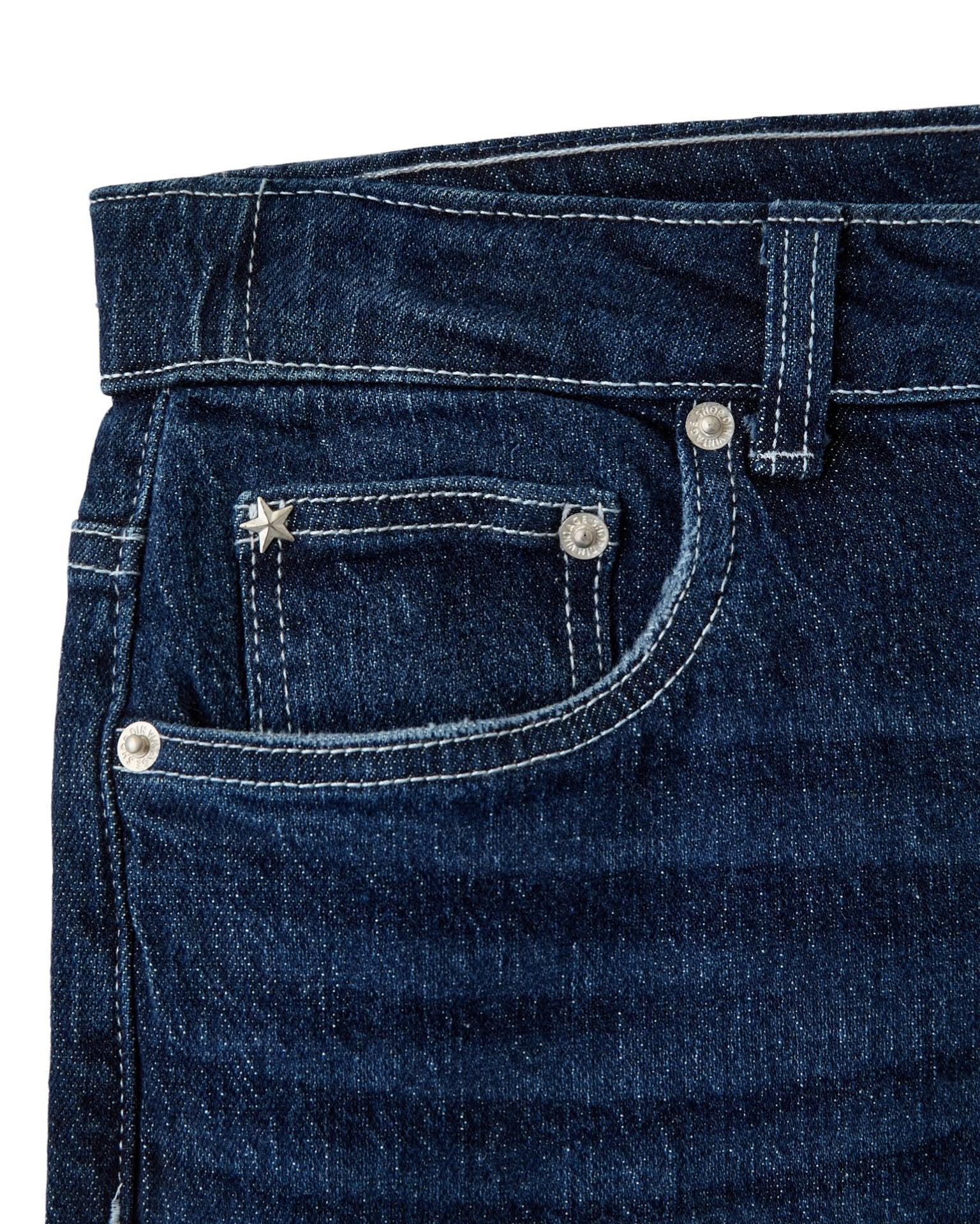 ALMA JEANS - DARK BLUE (MIDWAIST) - Dinvintageshop