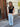 ALMA JEANS - LIGHT STRIPE (MIDWAIST) - Dinvintageshop