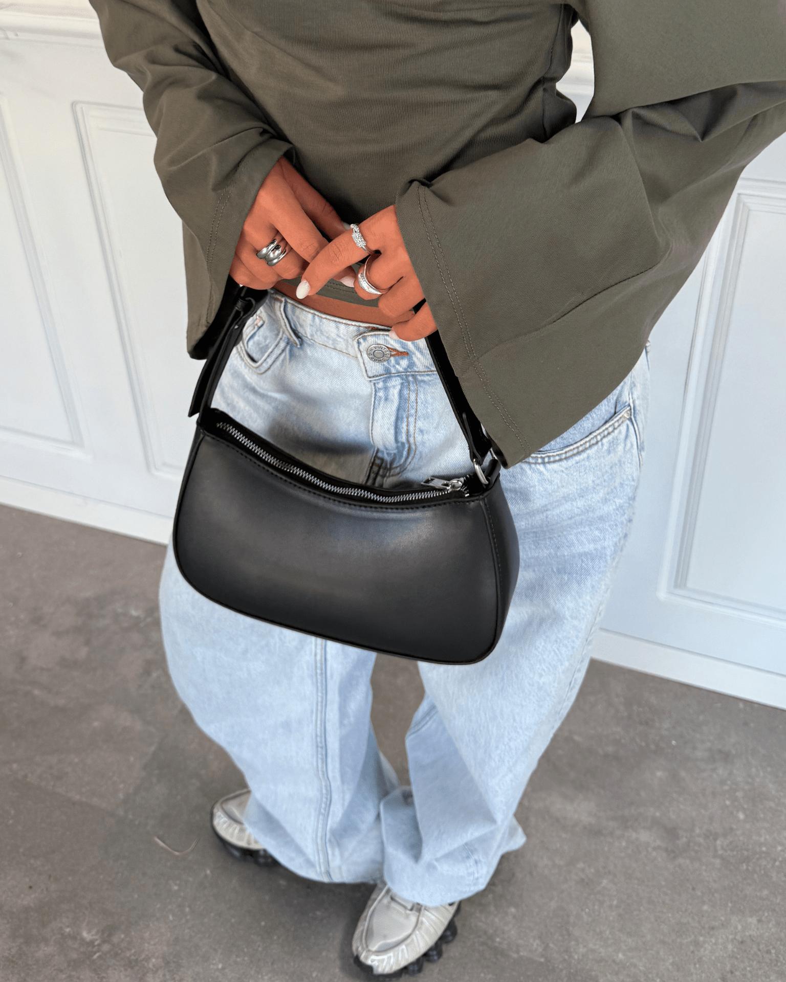ALUANA SHOULDER BAG - BLACK