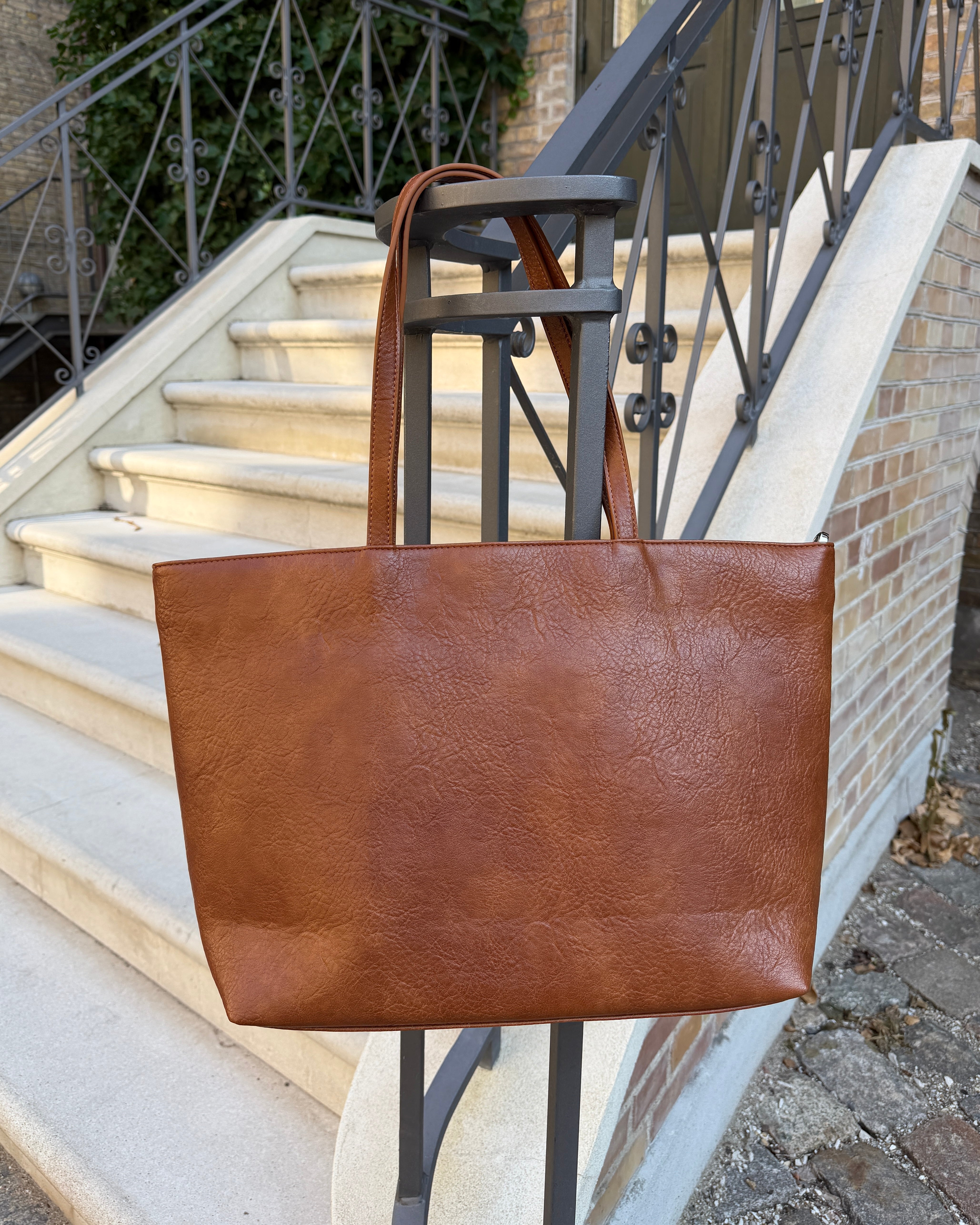 AMY BAG - COGNAC - Dinvintageshop
