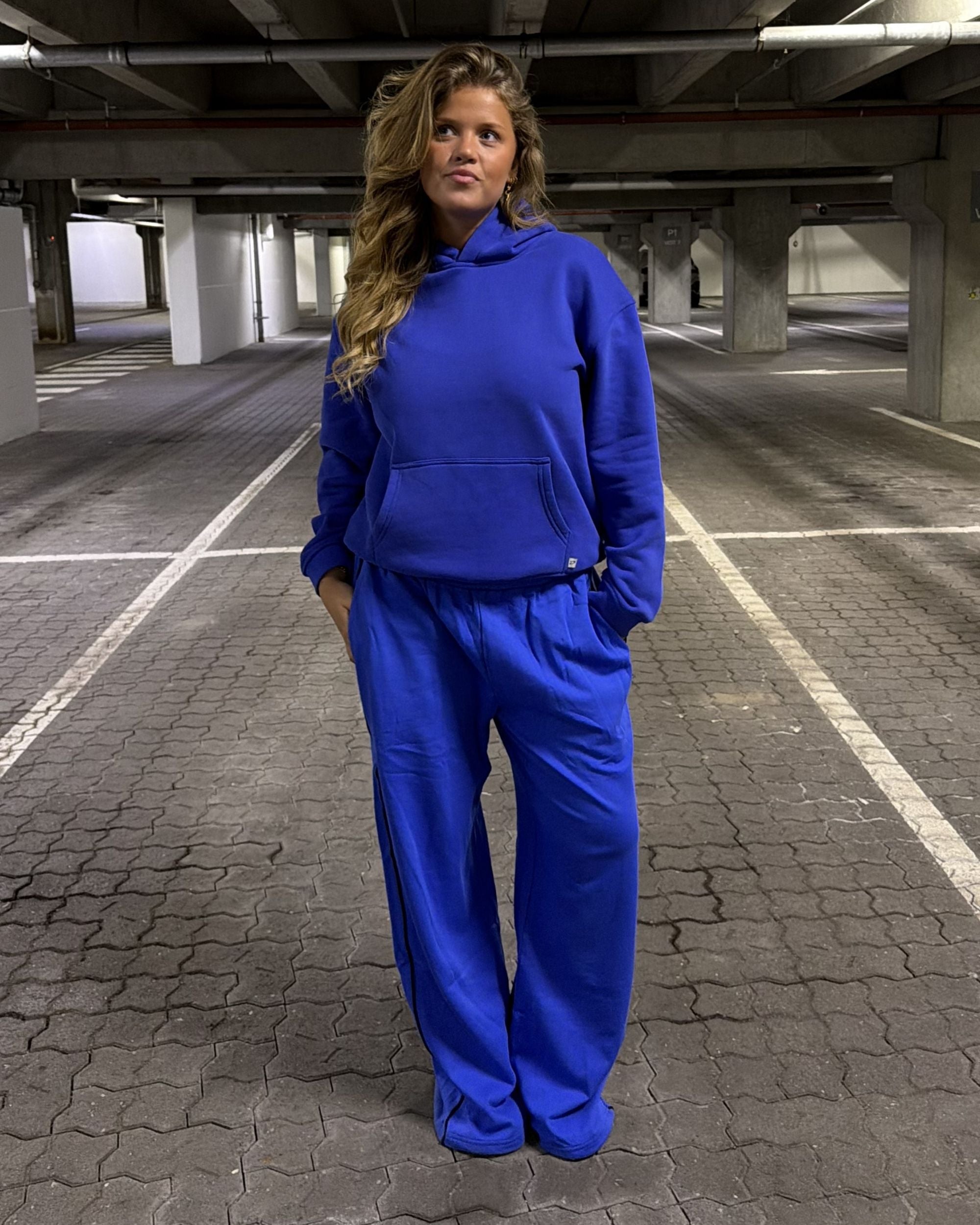 ANNA SWEATPANTS - BLUE - Dinvintageshop
