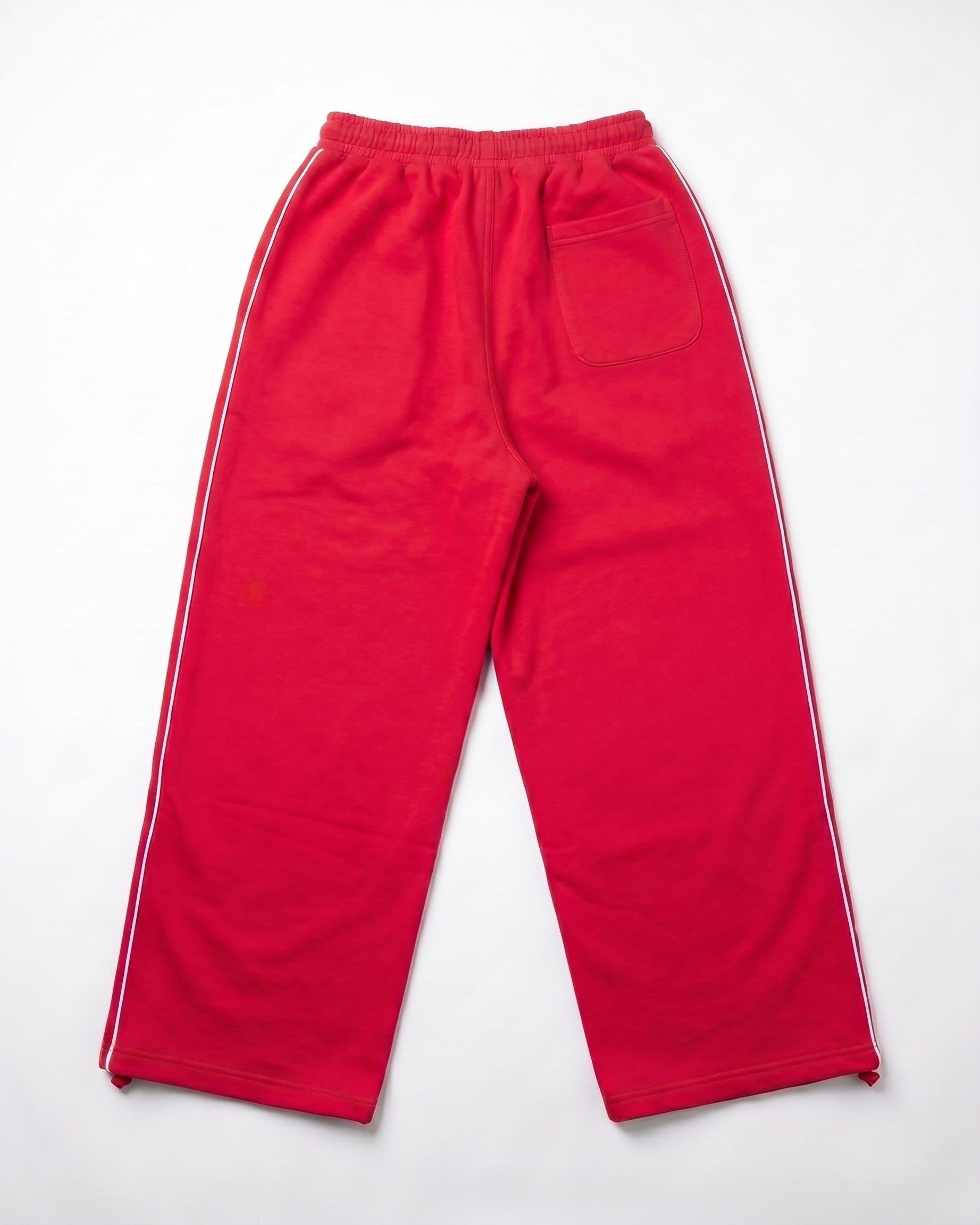 ANNA SWEATPANTS - RED - Dinvintageshop