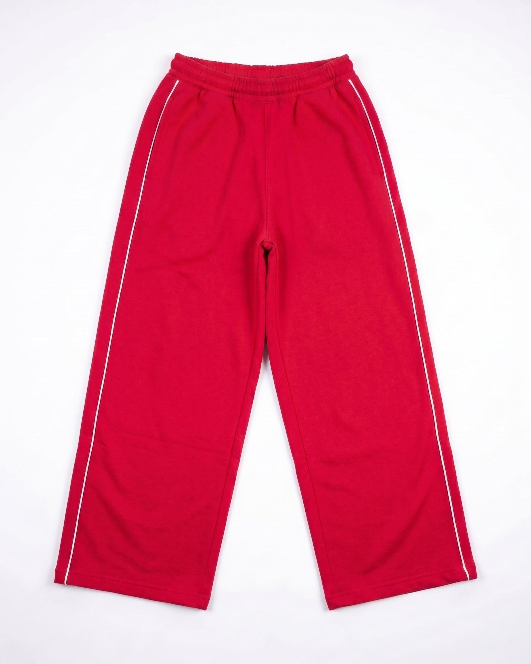 ANNA SWEATPANTS - RED - Dinvintageshop