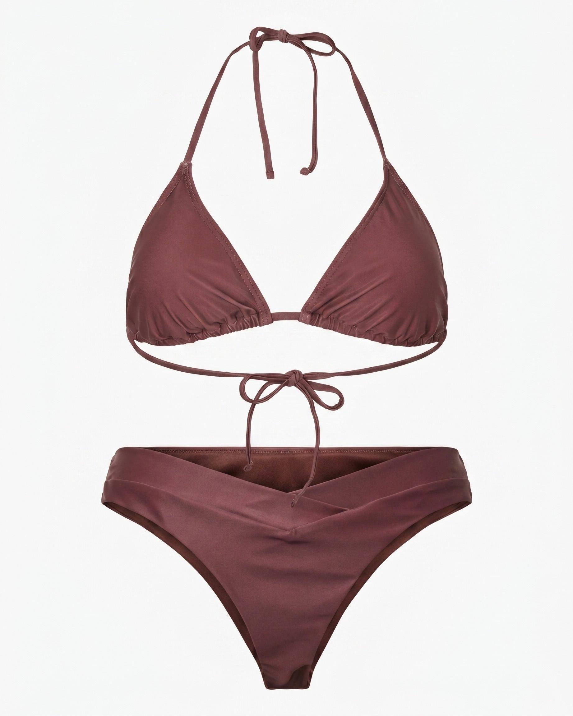 BAOMI BIKINI TOP - MAHOGANY