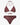 BAOMI V SHAPE MINI BRAZIL BIKINI TRUSSE - MAHOGANY - Dinvintageshop