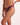 BAOMI V SHAPE MINI BRAZIL BIKINI TRUSSE - MAHOGANY - Dinvintageshop