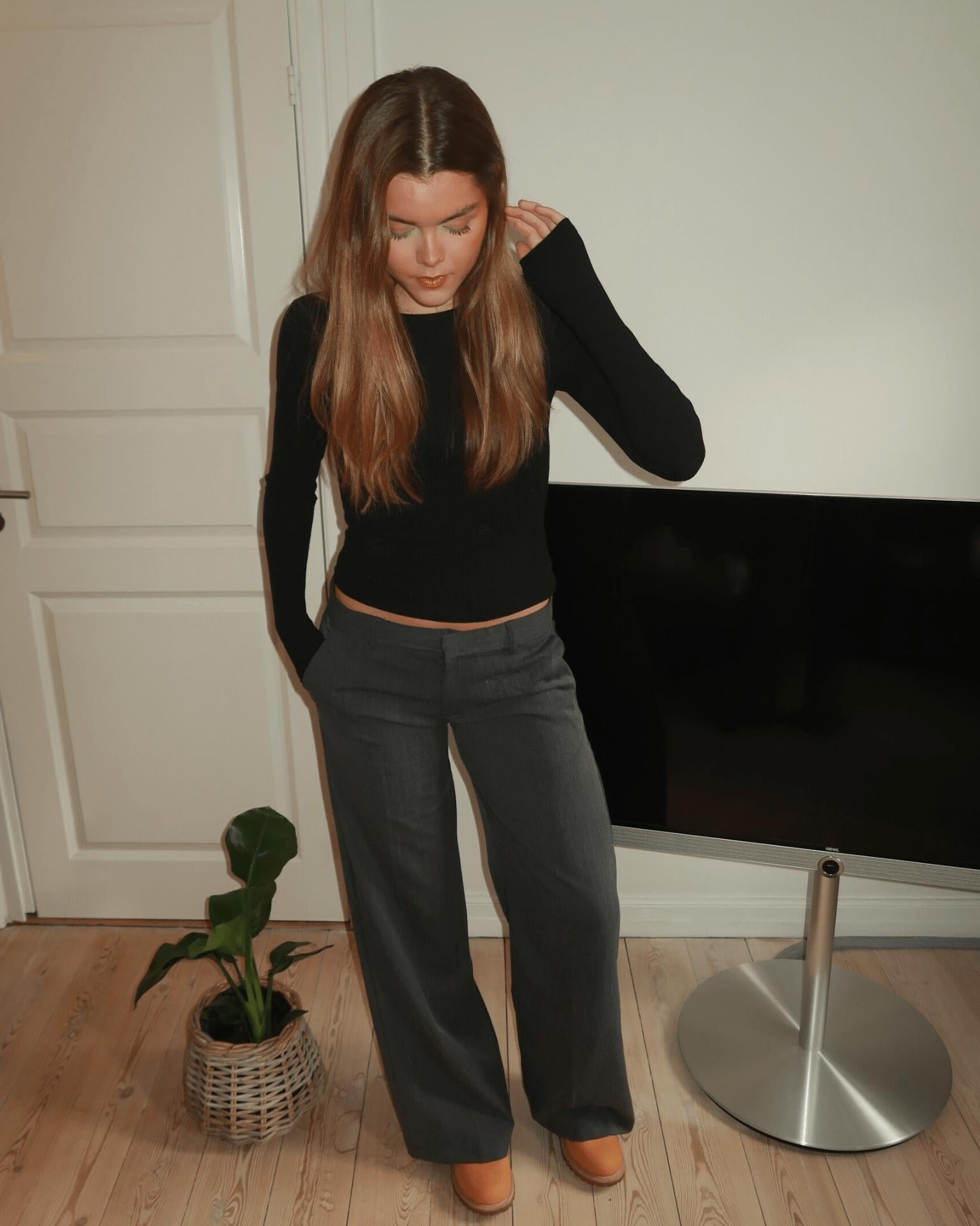 BELLA SUIT PANT - GREY