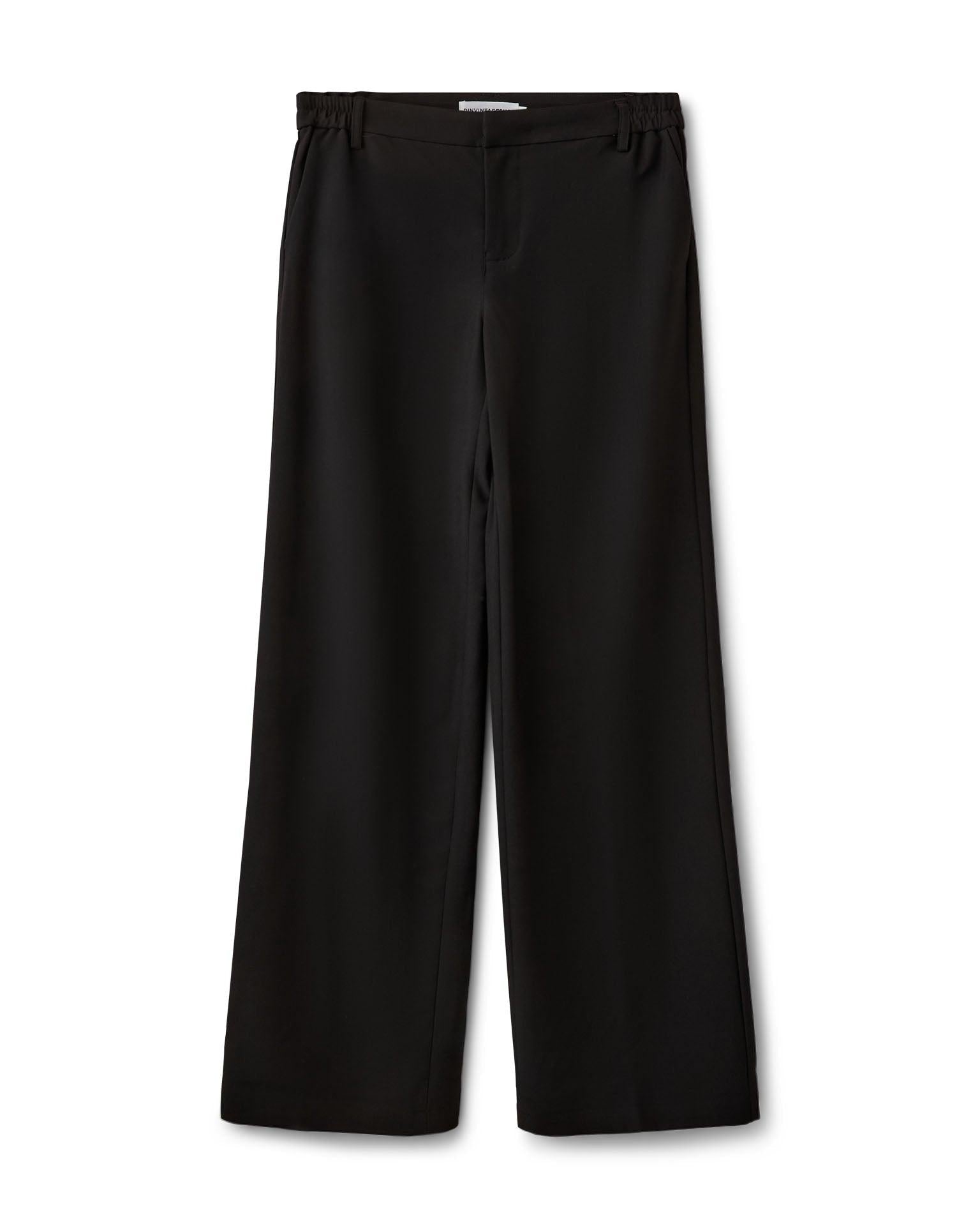 BELLA SUIT PANT (NEW) - BLACK - Dinvintageshop