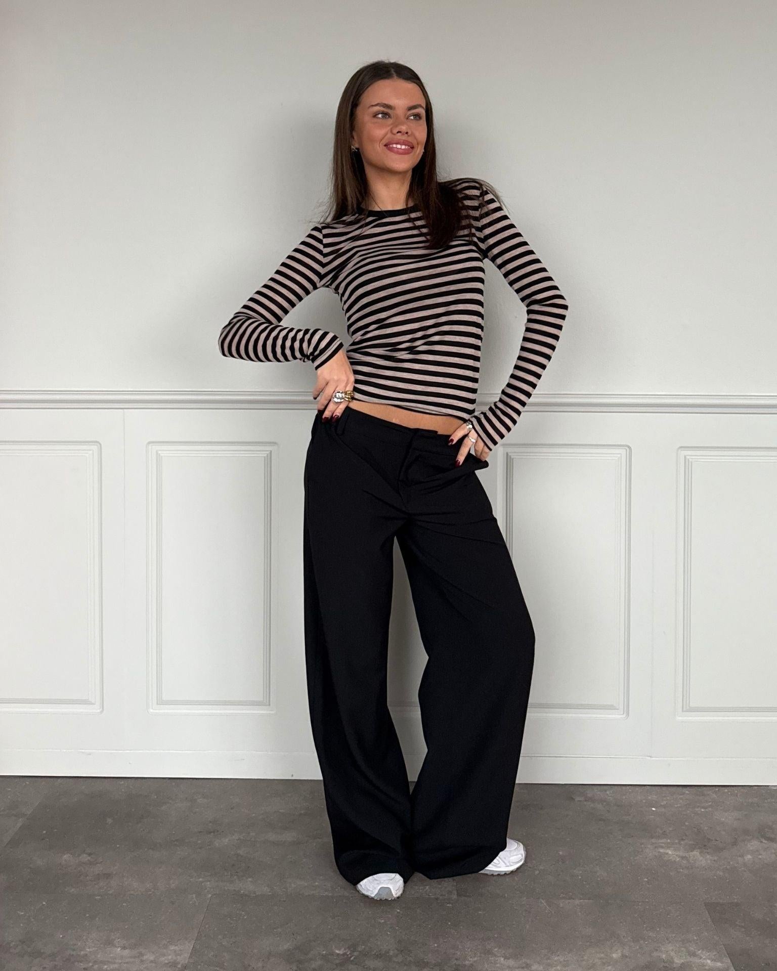 BELLA SUIT PANT (NEW) - BLACK - Dinvintageshop