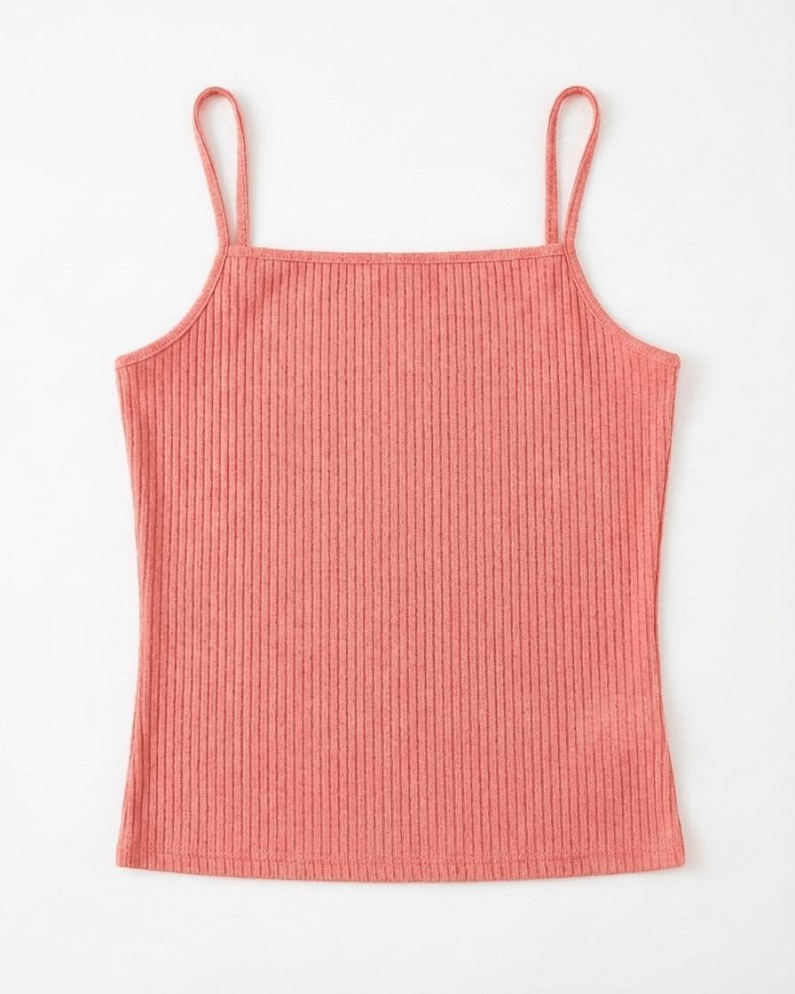 CAMILLE TANK TOP - CORAL