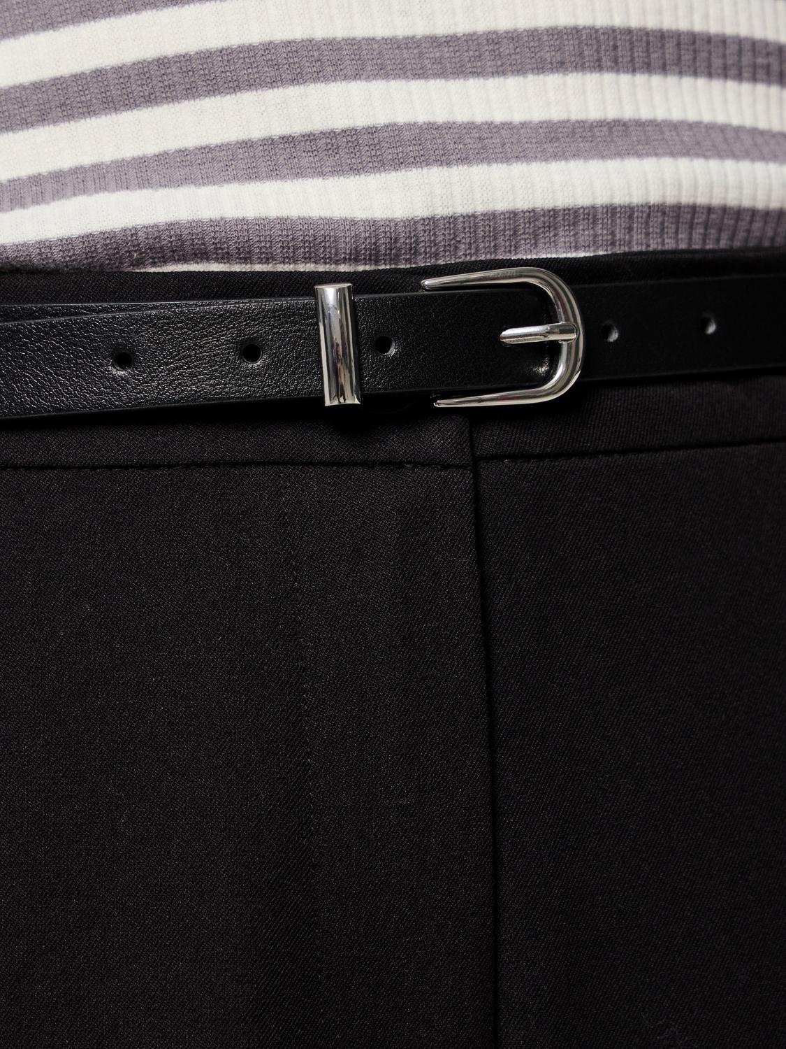 MYRA BELT - BLACK/SILVER