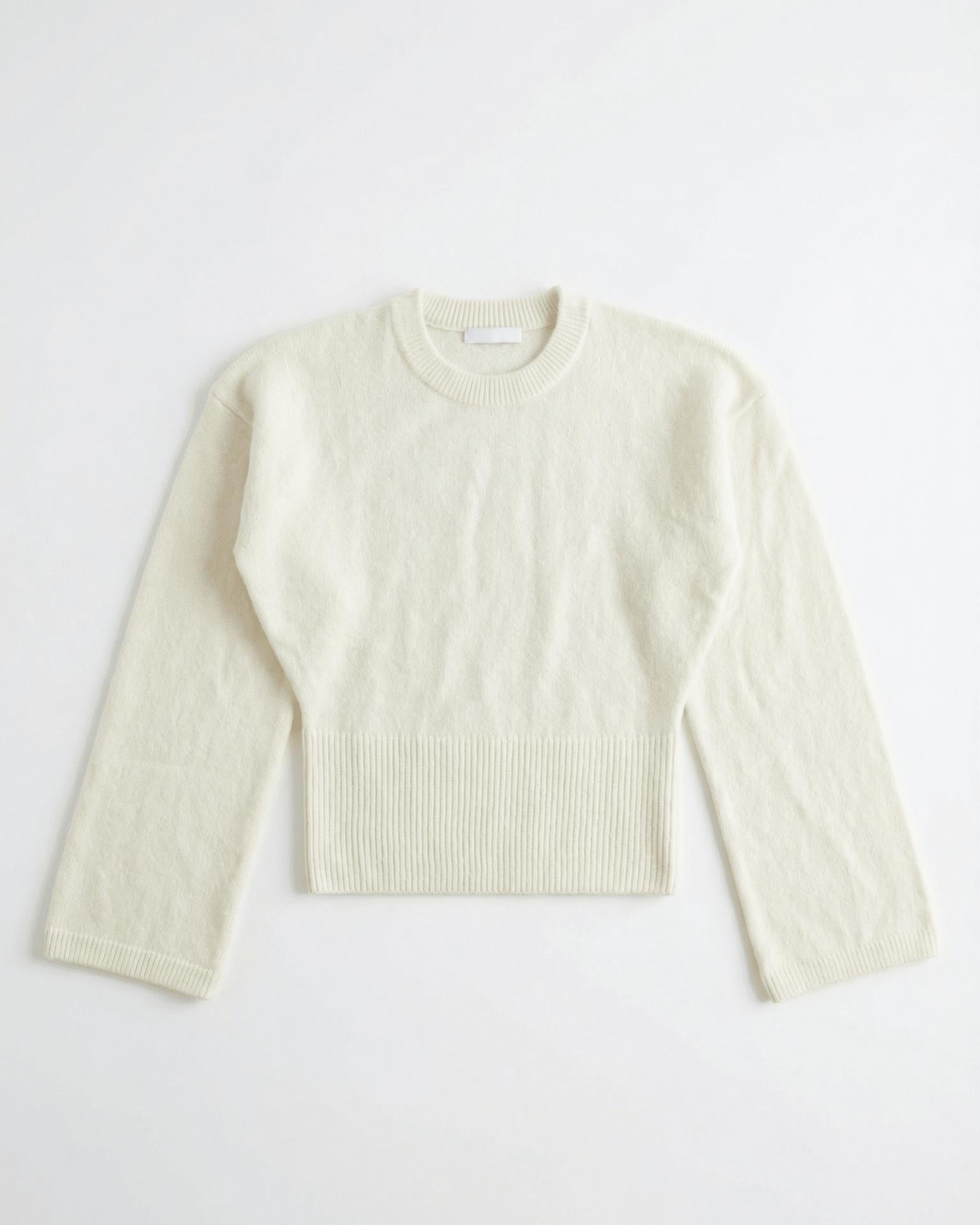 ELLEN ANGEL SLEEVE KNIT - OFFWHITE