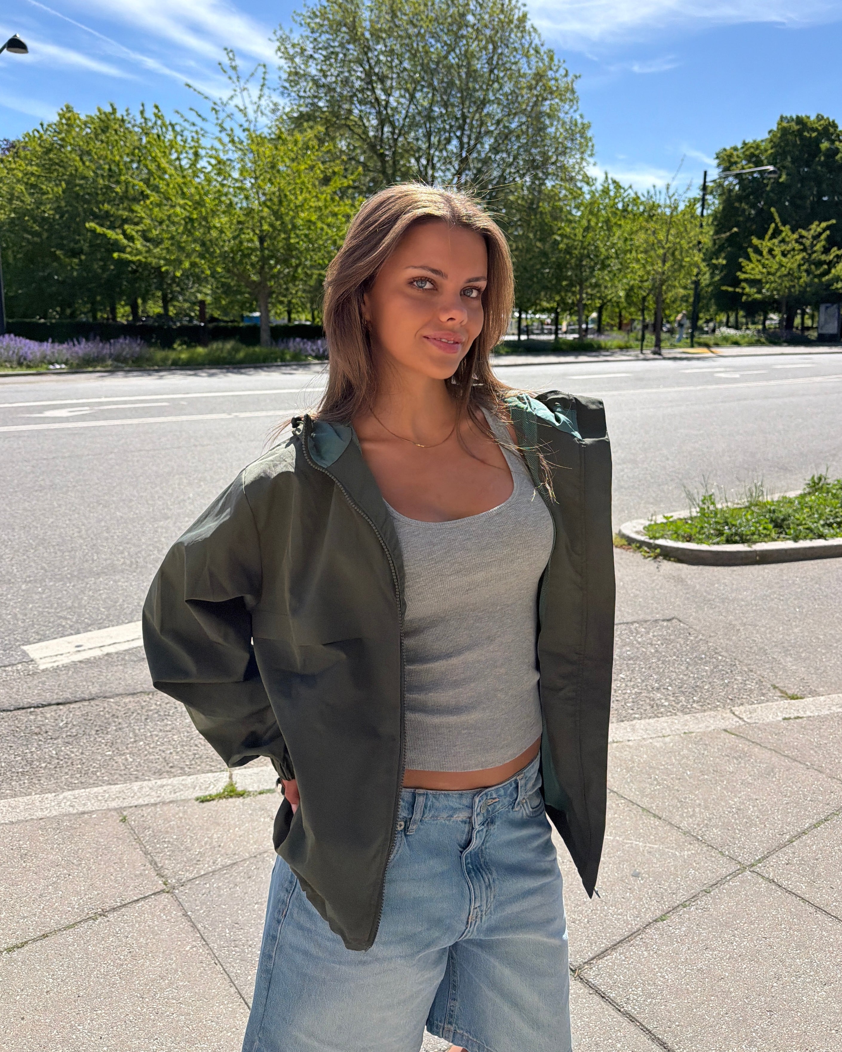 EMILIE JACKET - ARMY - Dinvintageshop