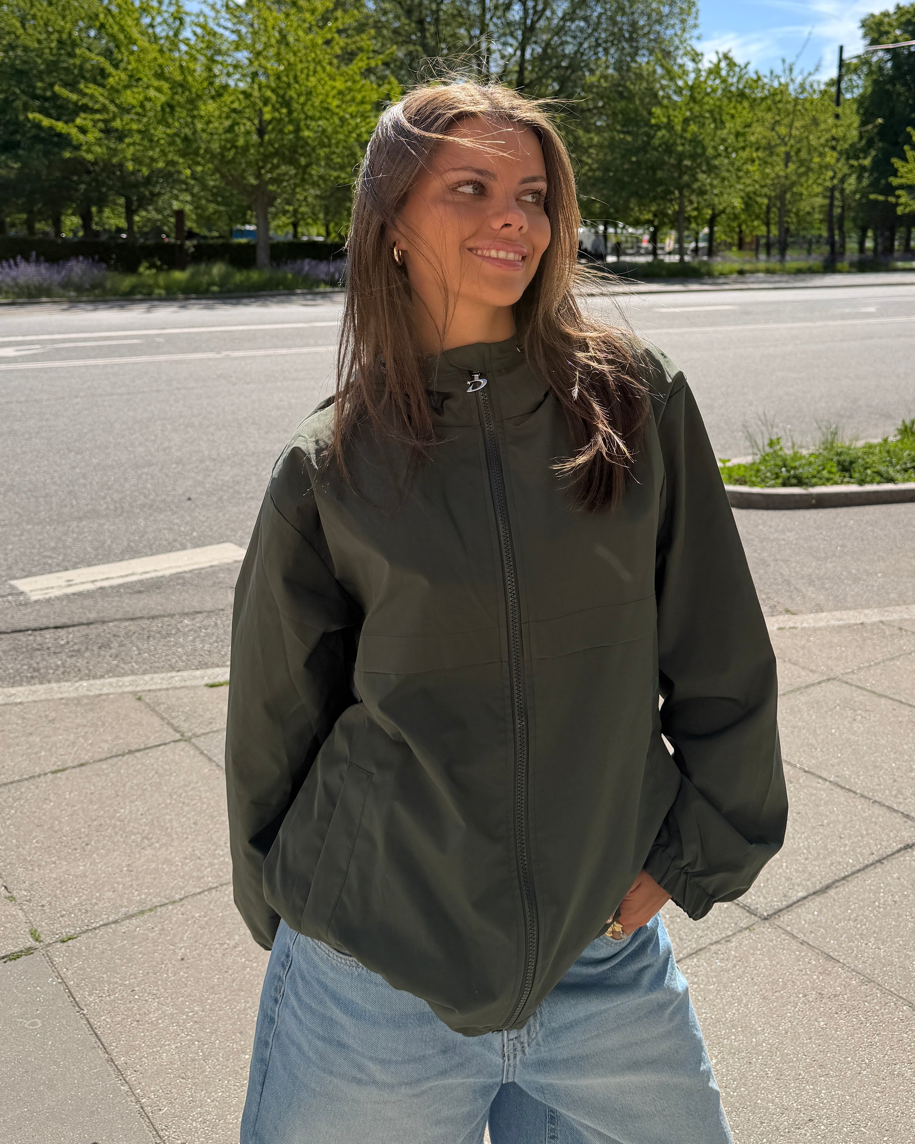 EMILIE JACKET - ARMY - Dinvintageshop