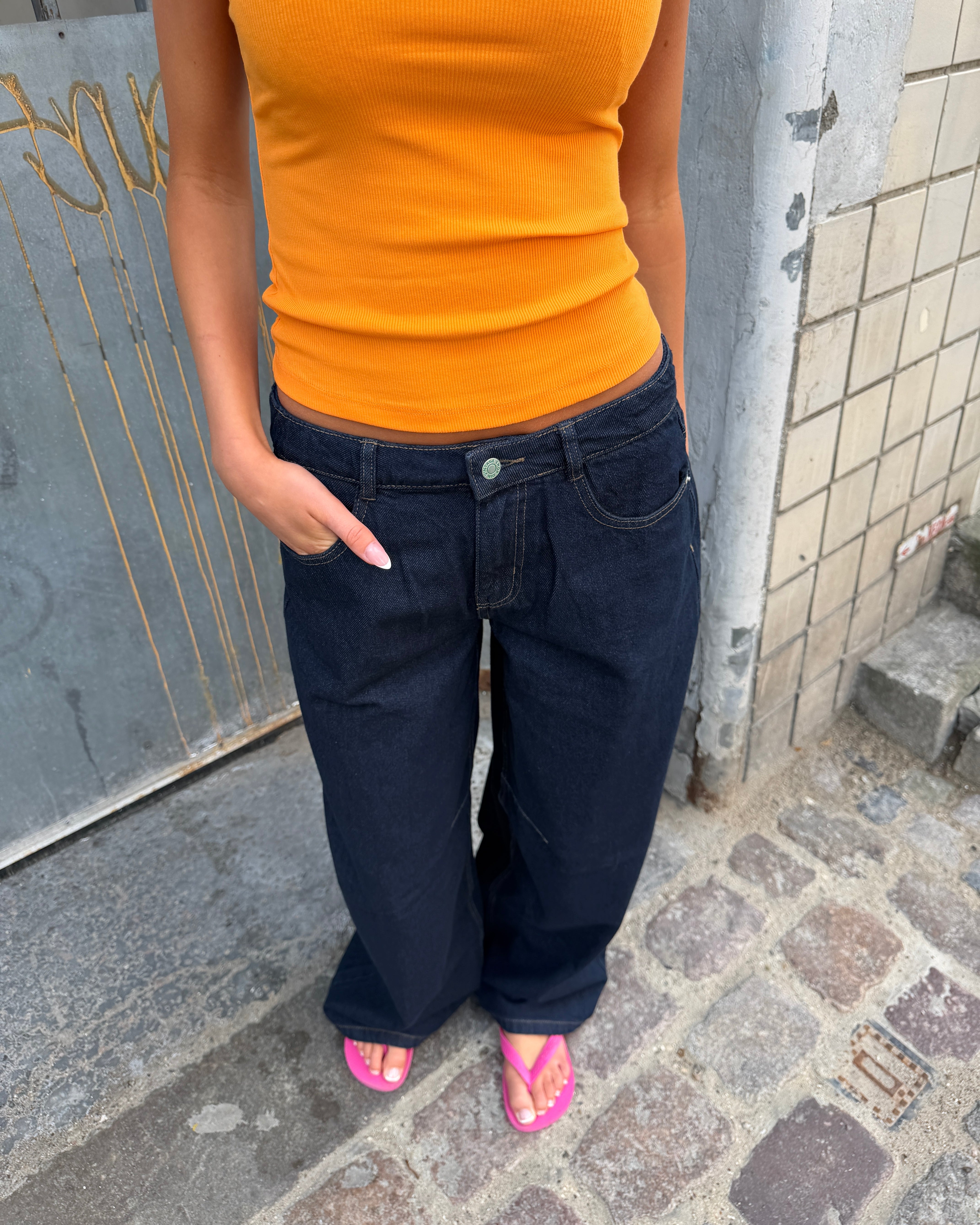 EMMA BAGGY JEANS - INDIGO BLUE