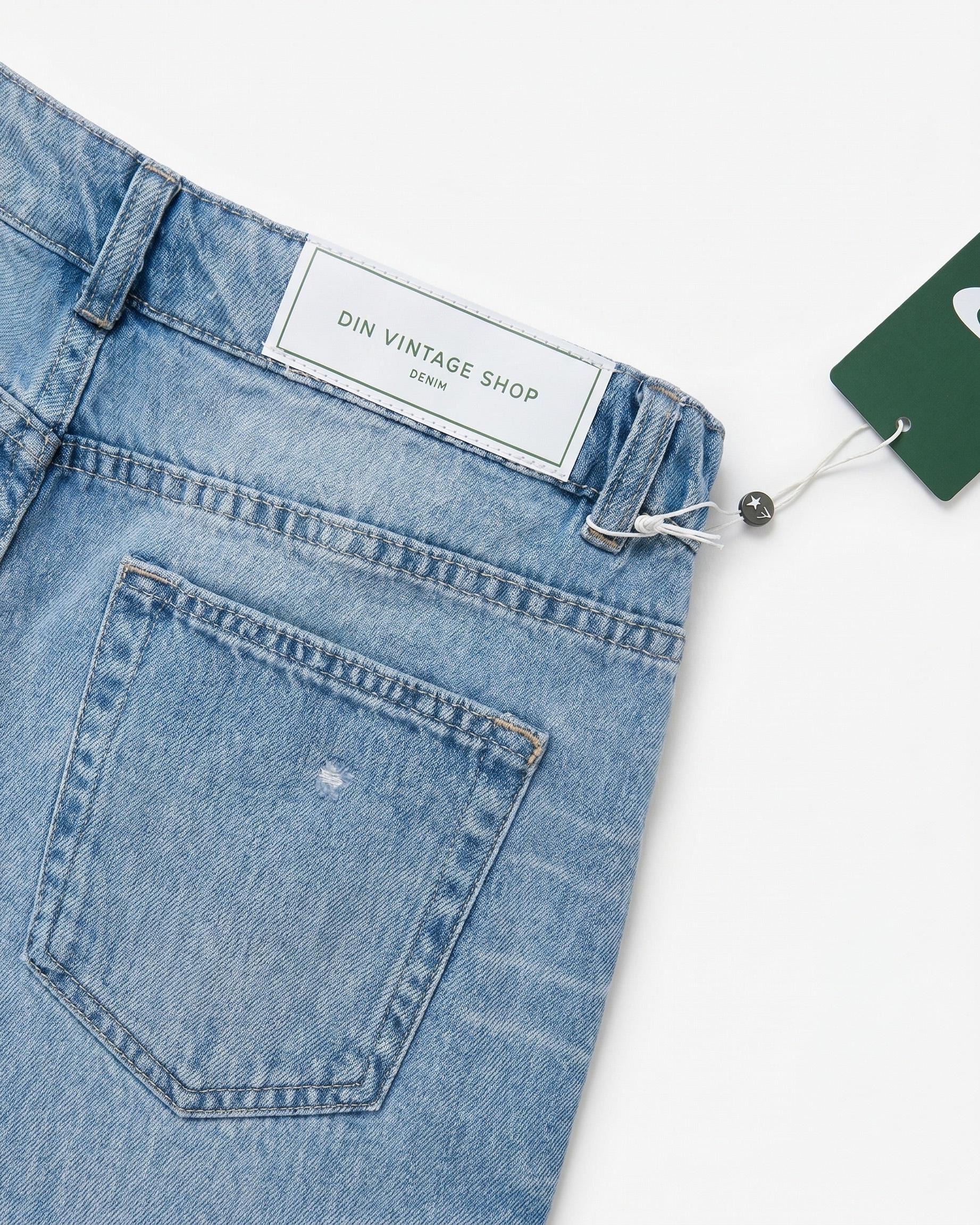 EMMA BAGGY JEANS - LIGHT BLUE RIPPED